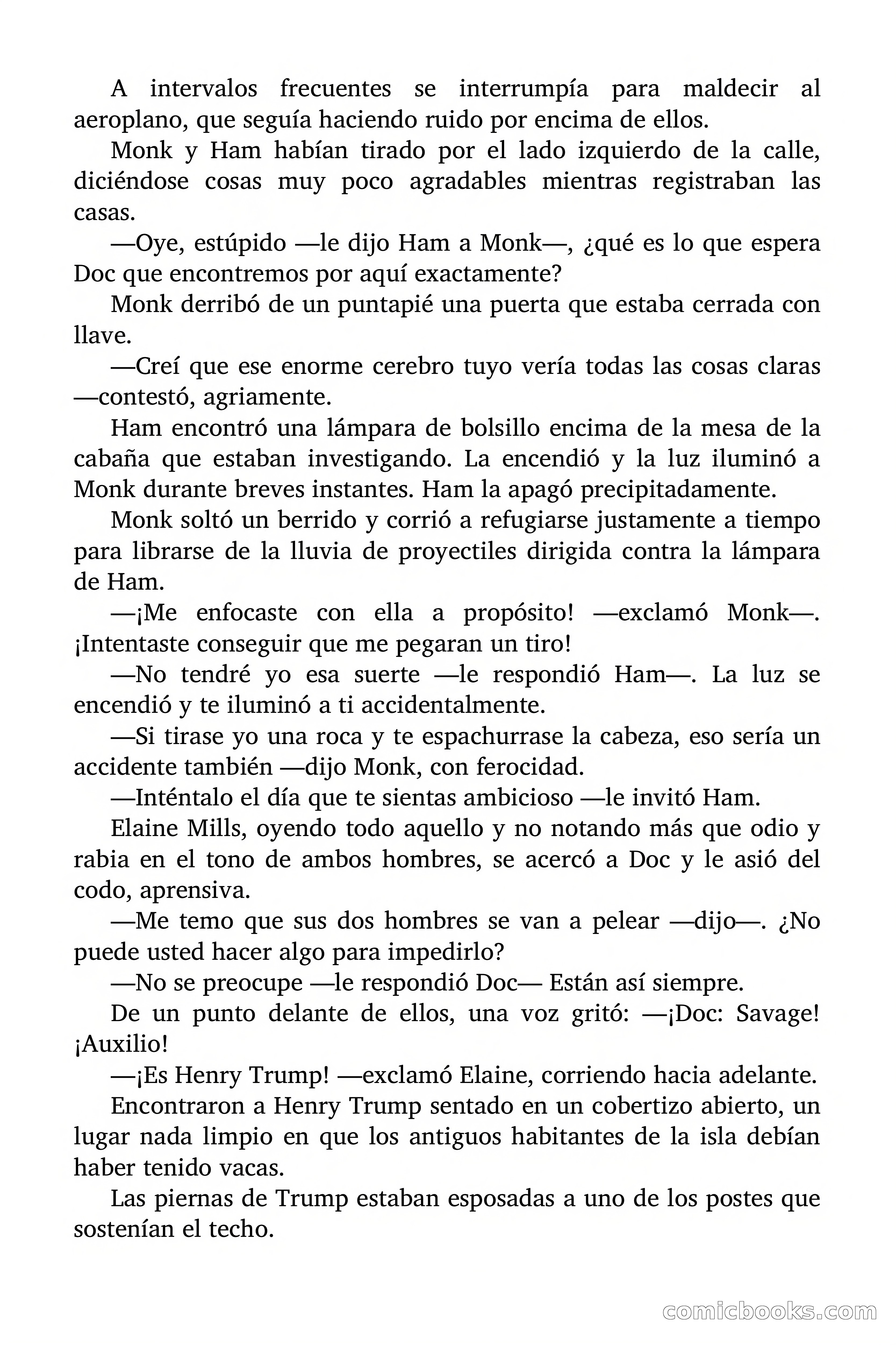 Doc Savage: El mago del mar — page 144 of 154