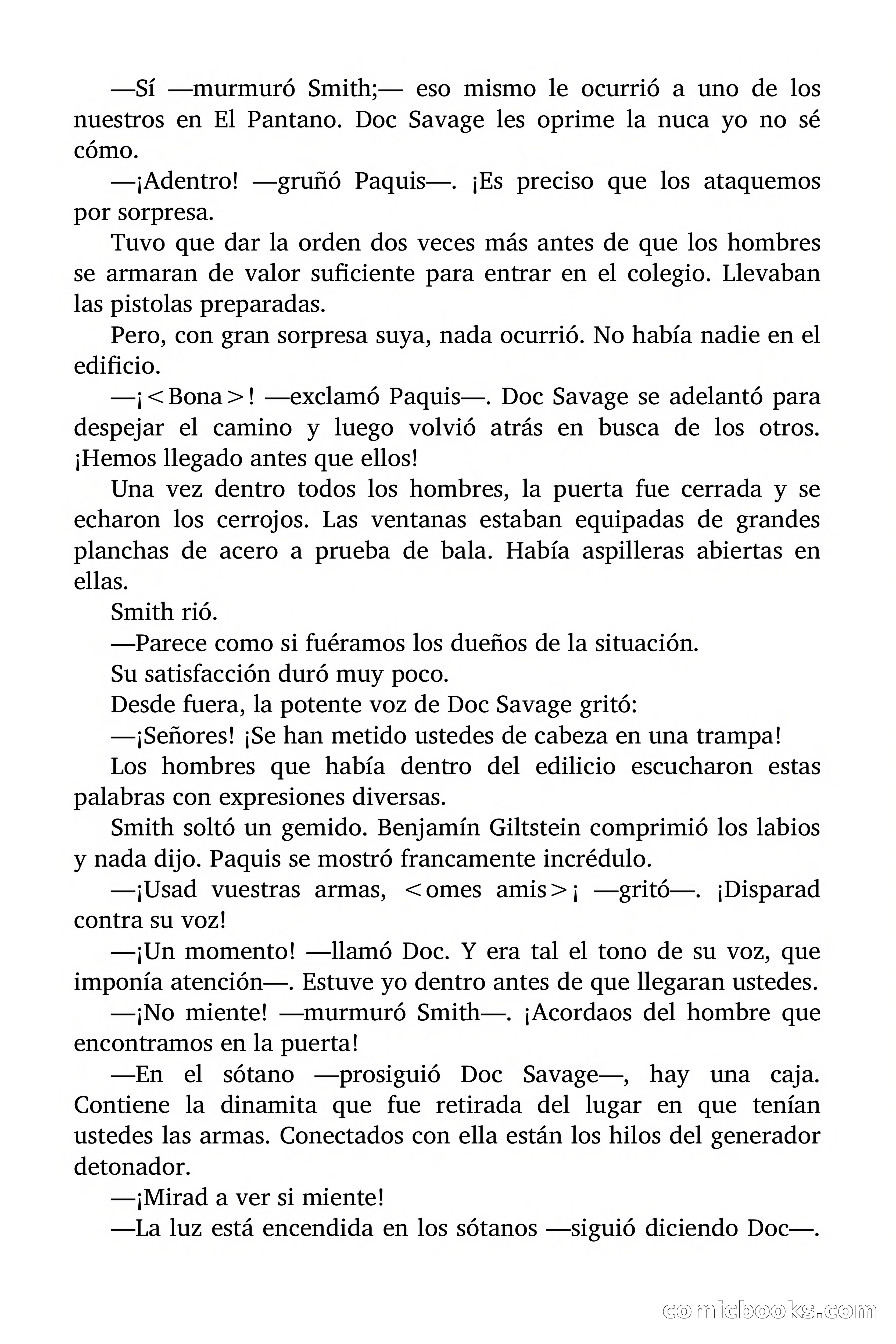 Doc Savage: El mago del mar — page 148 of 154