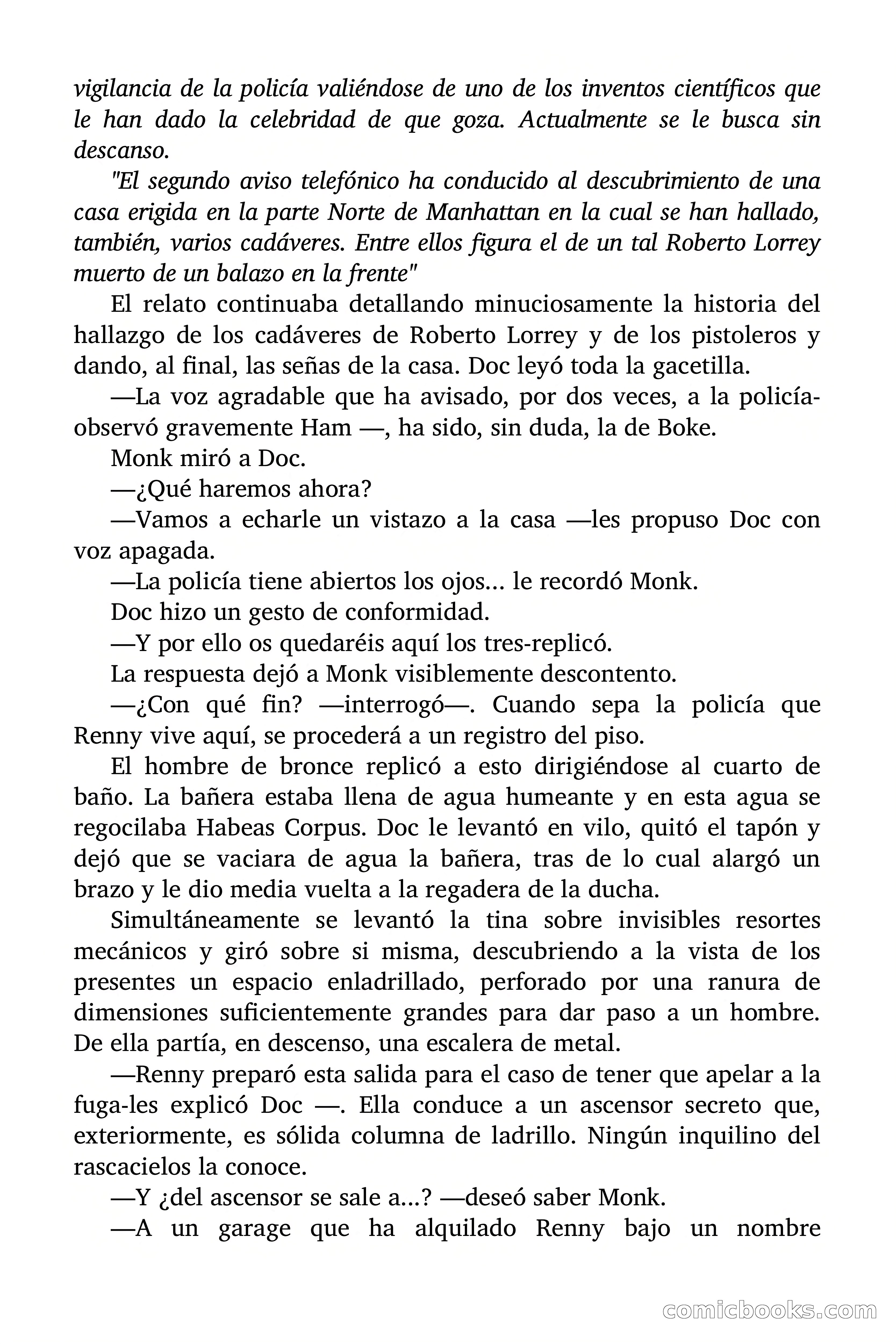 Doc Savage: El Aniquilador — page 109 of 185