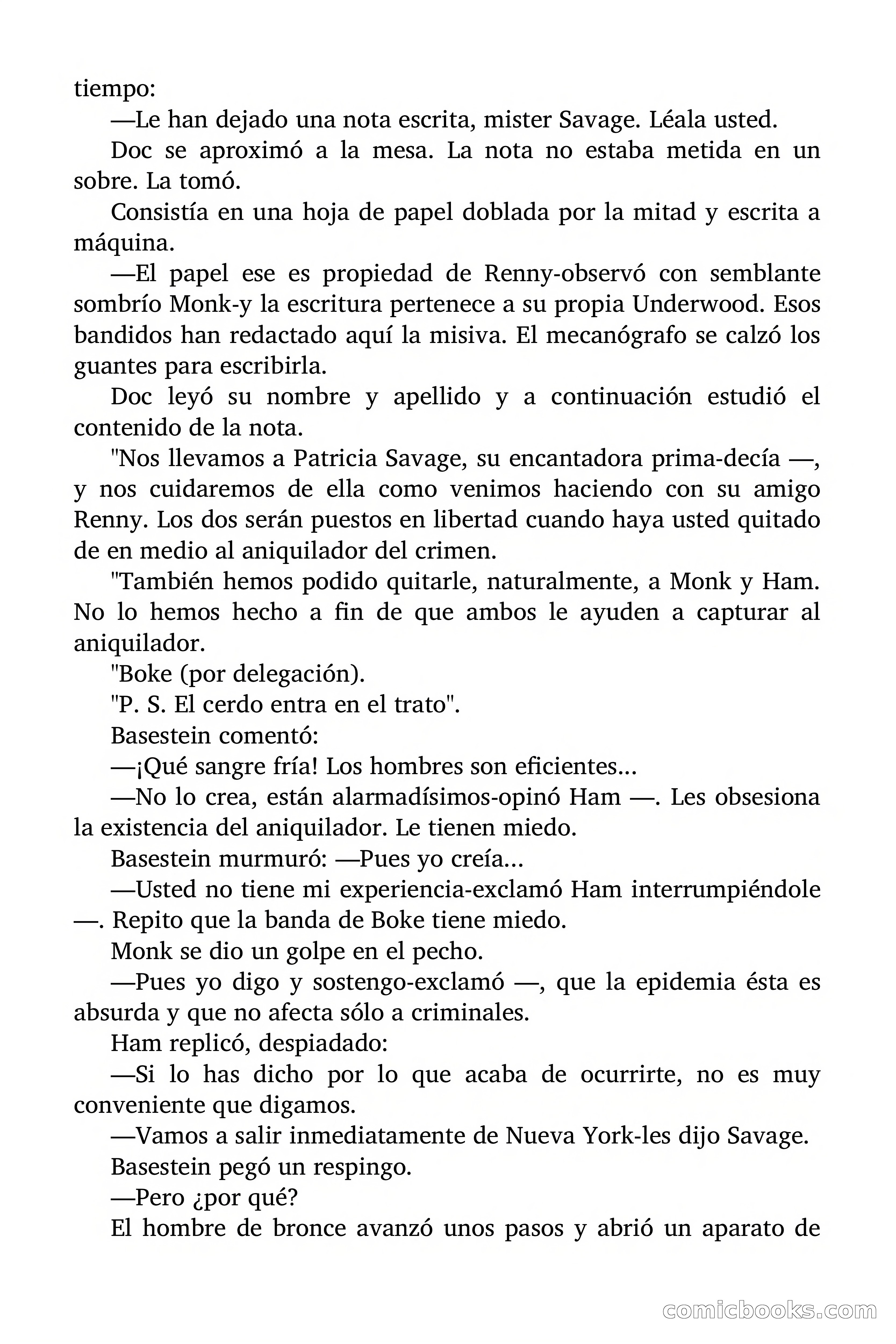 Doc Savage: El Aniquilador — page 136 of 185