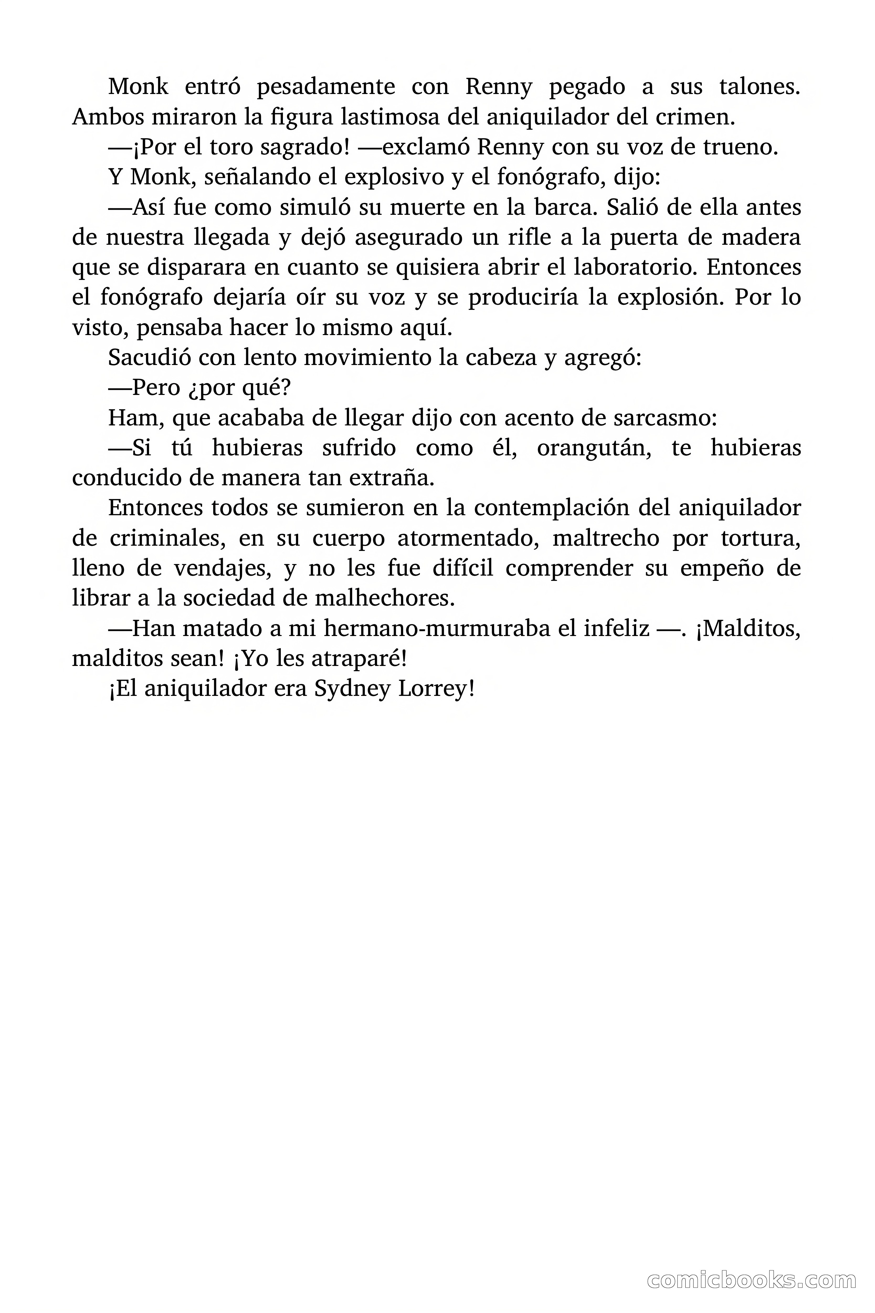 Doc Savage: El Aniquilador — page 182 of 185