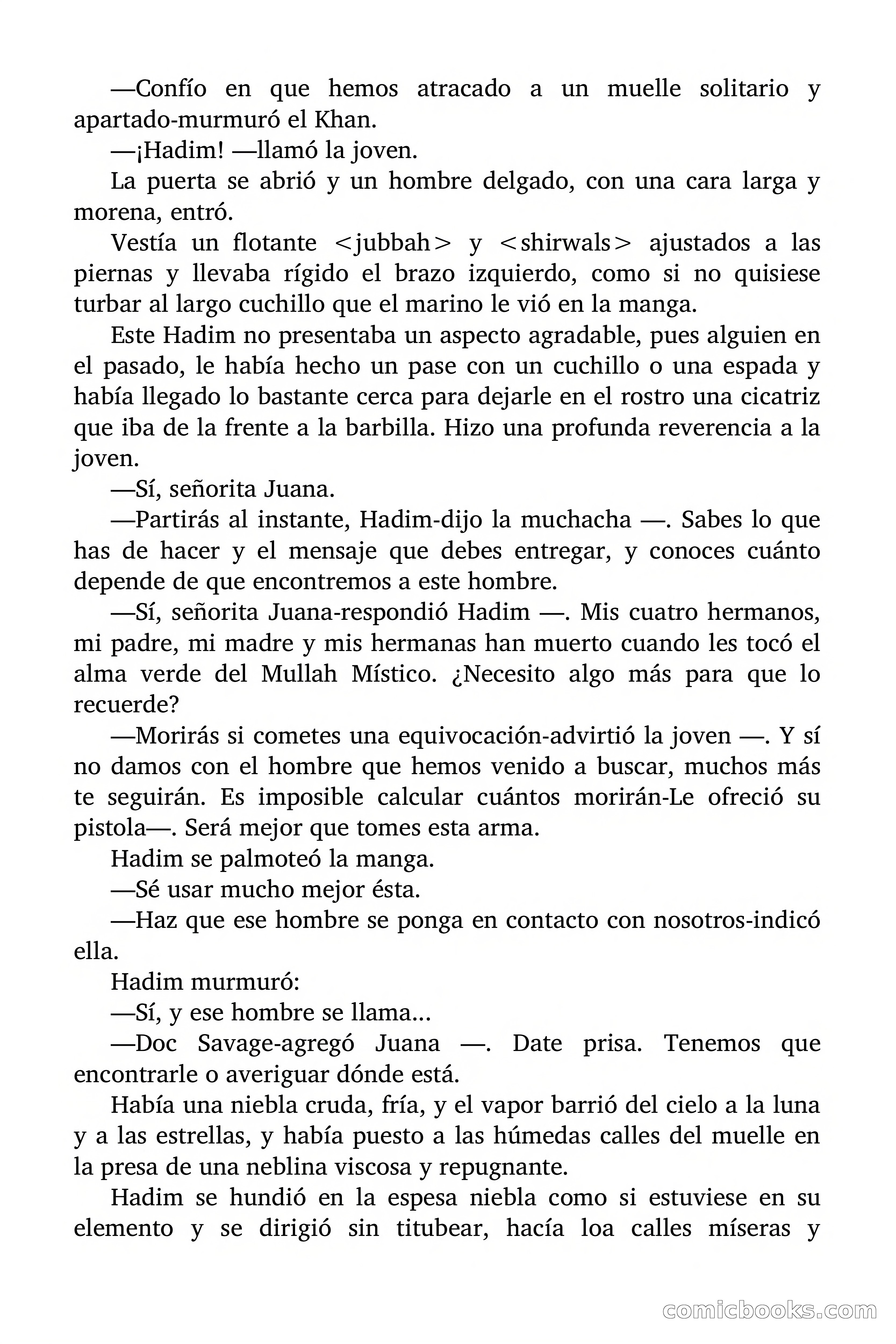 Doc Savage: El Terror Verde — page 7 of 160