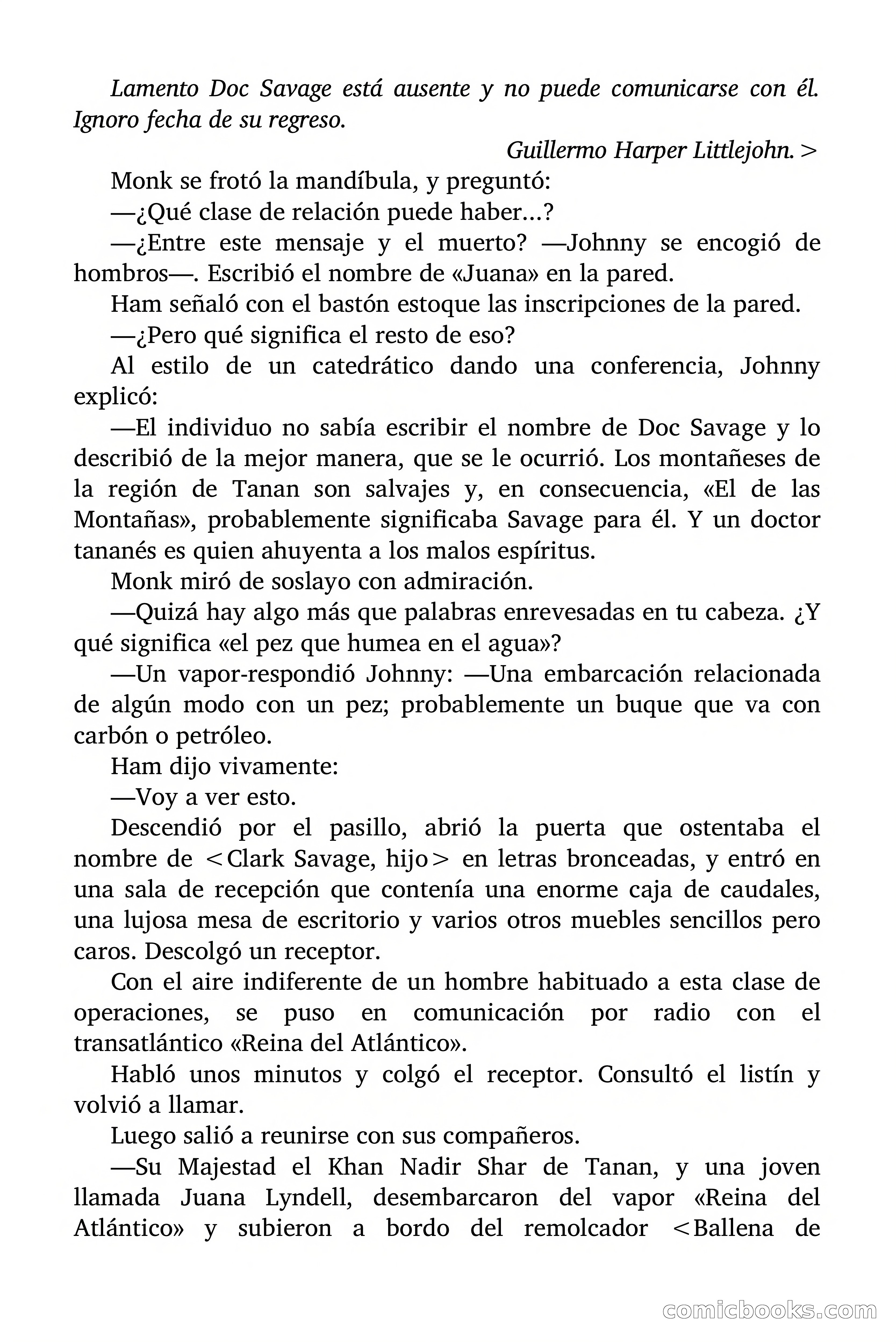 Doc Savage: El Terror Verde — page 15 of 160
