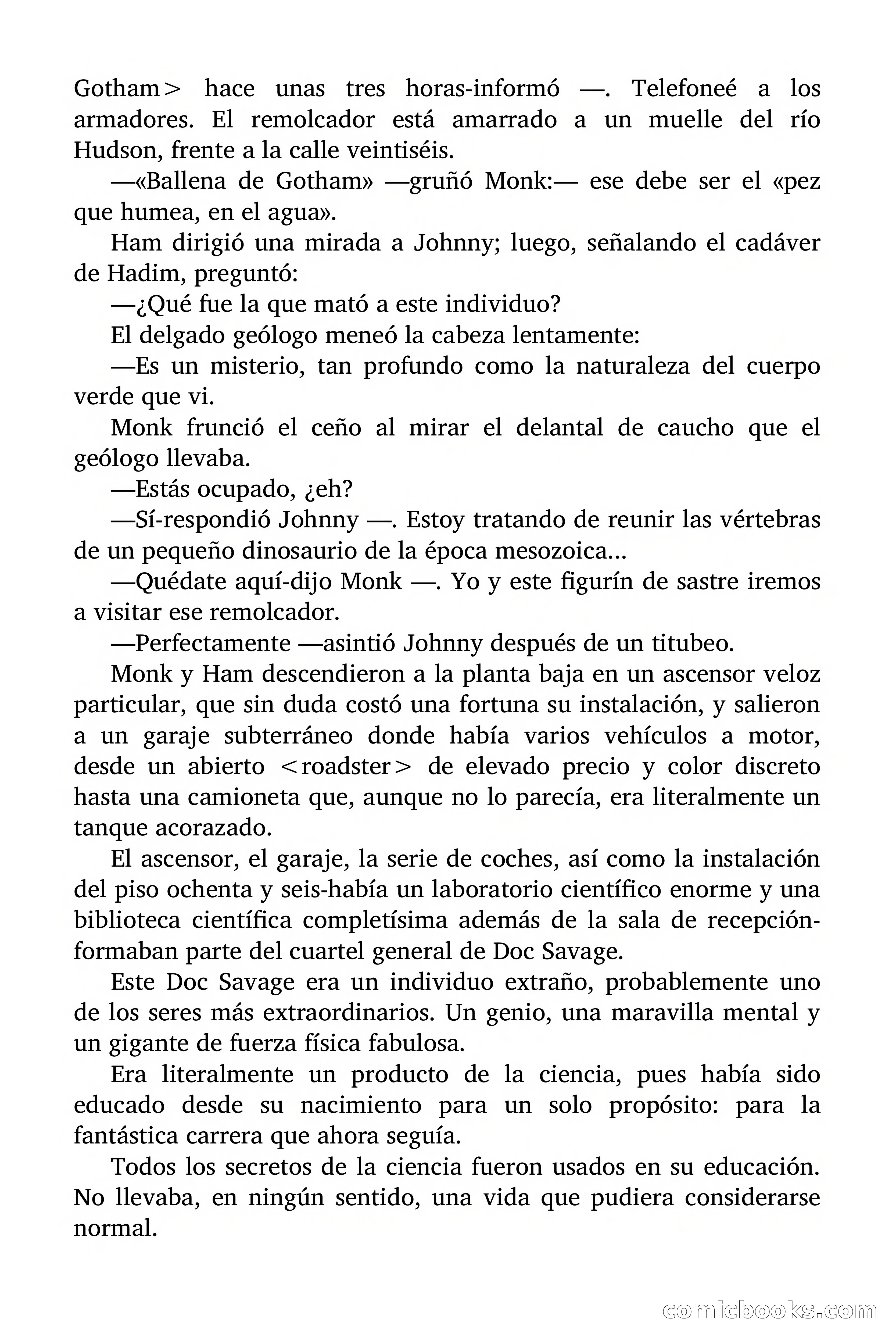 Doc Savage: El Terror Verde — page 16 of 160