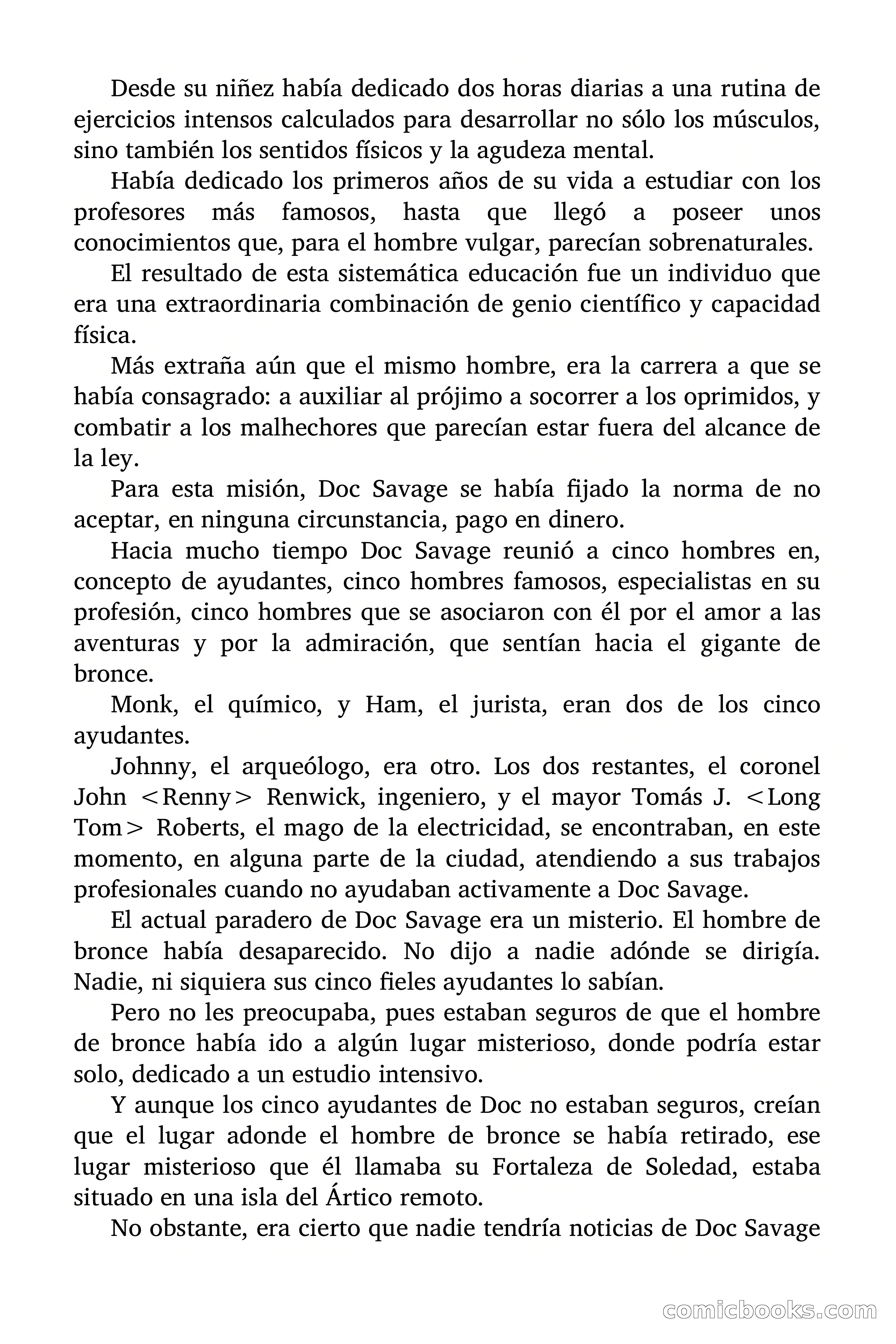Doc Savage: El Terror Verde — page 17 of 160