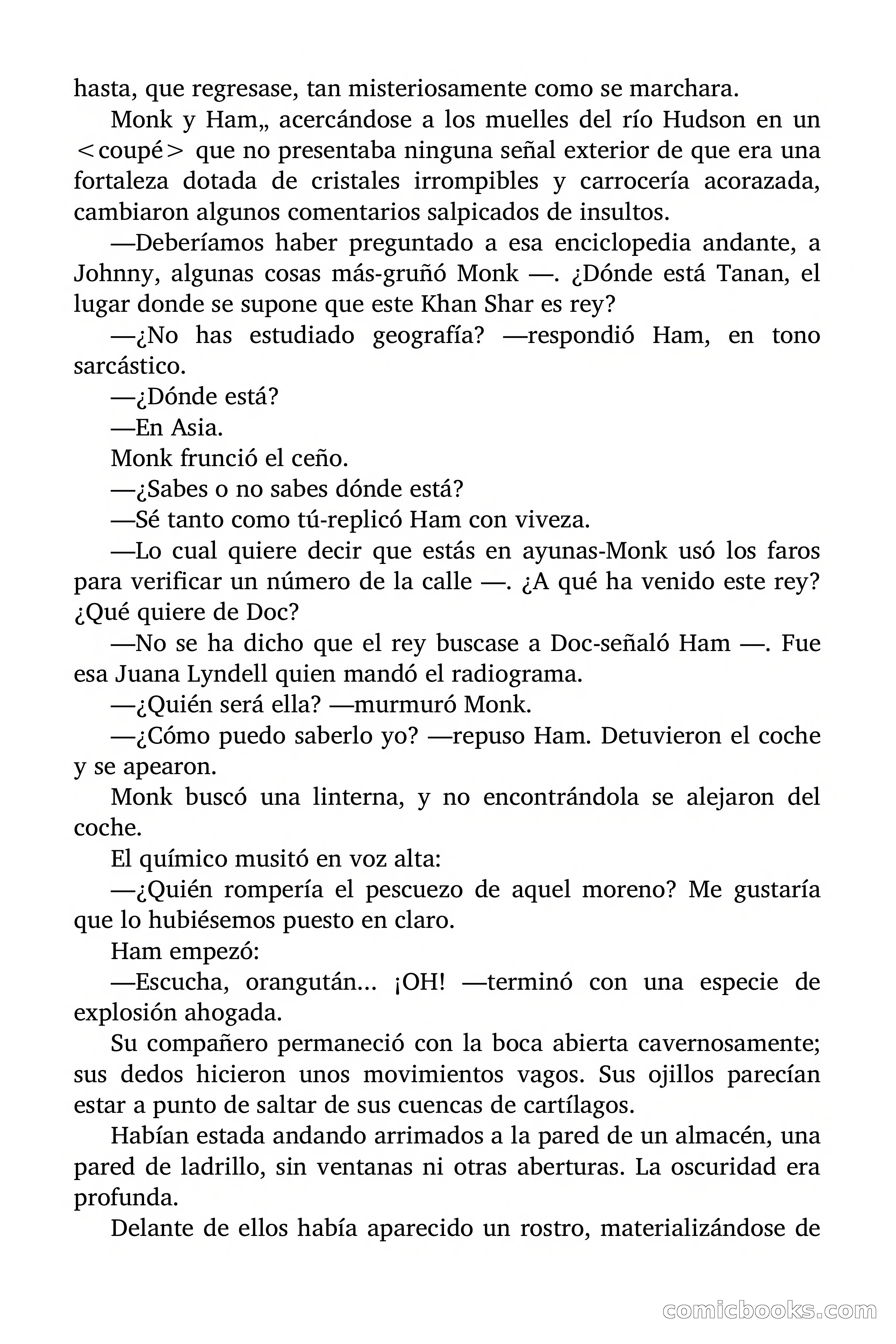 Doc Savage: El Terror Verde — page 18 of 160