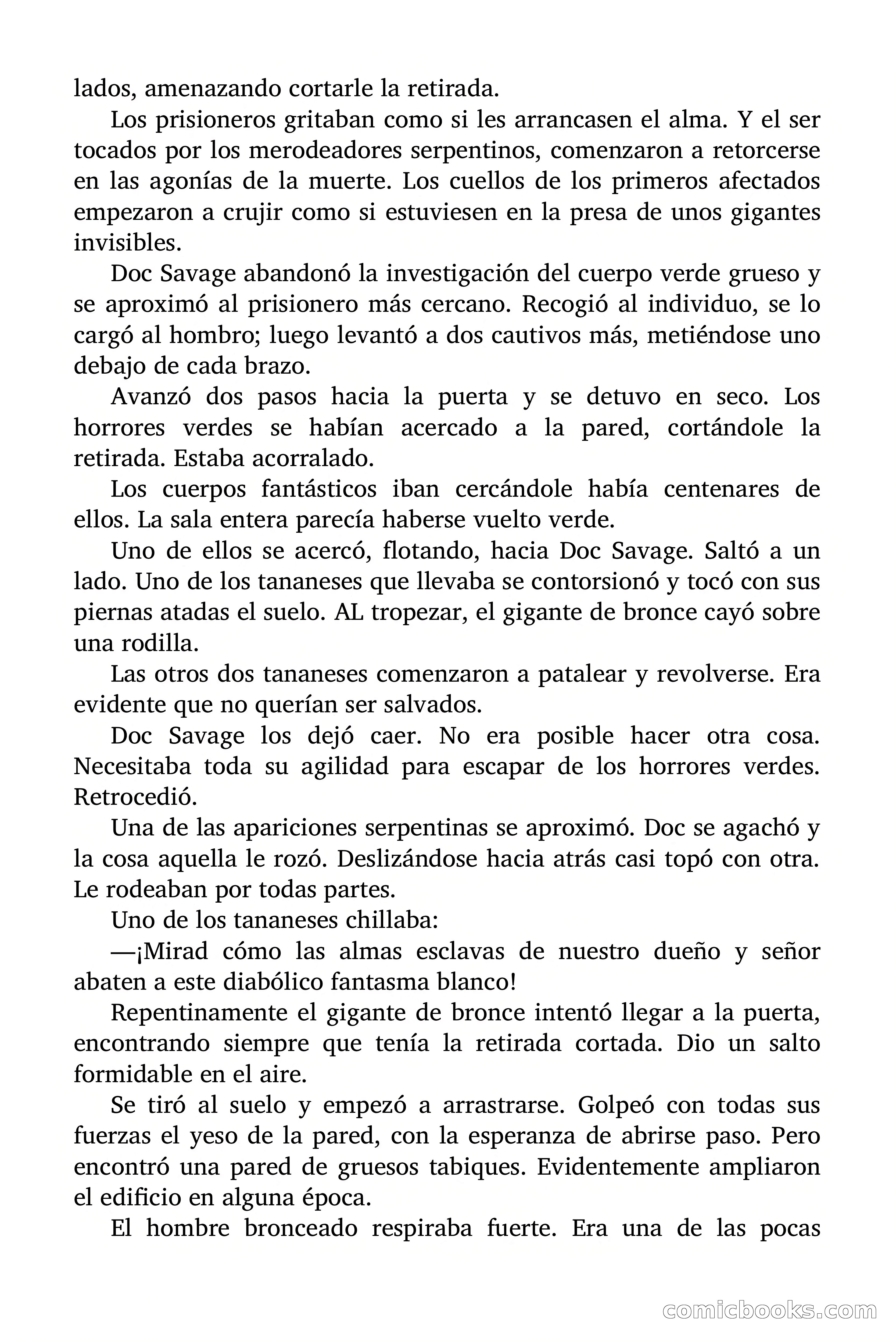 Doc Savage: El Terror Verde — page 100 of 160