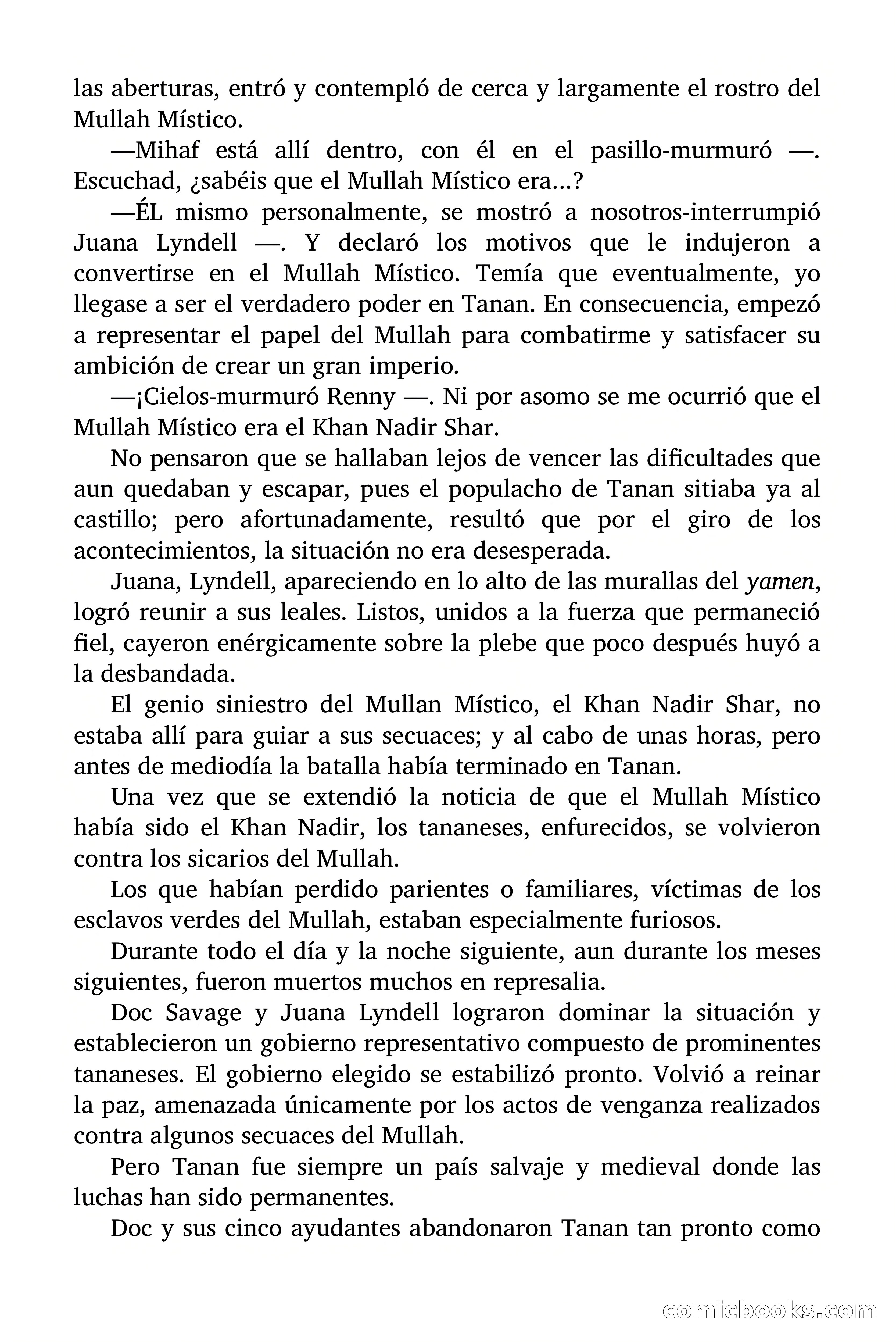 Doc Savage: El Terror Verde — page 159 of 160