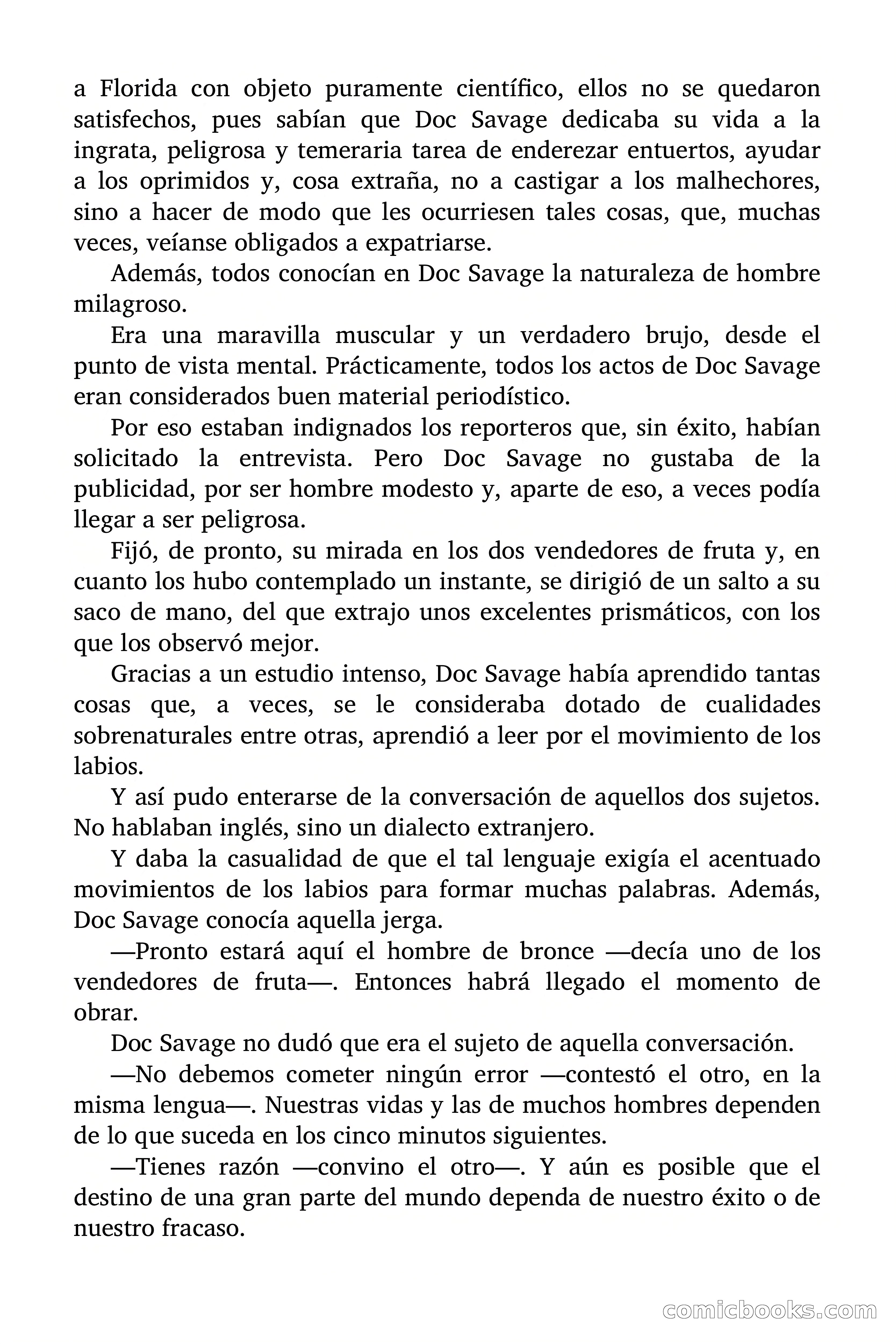 Doc Savage: Nieve Roja — page 9 of 129