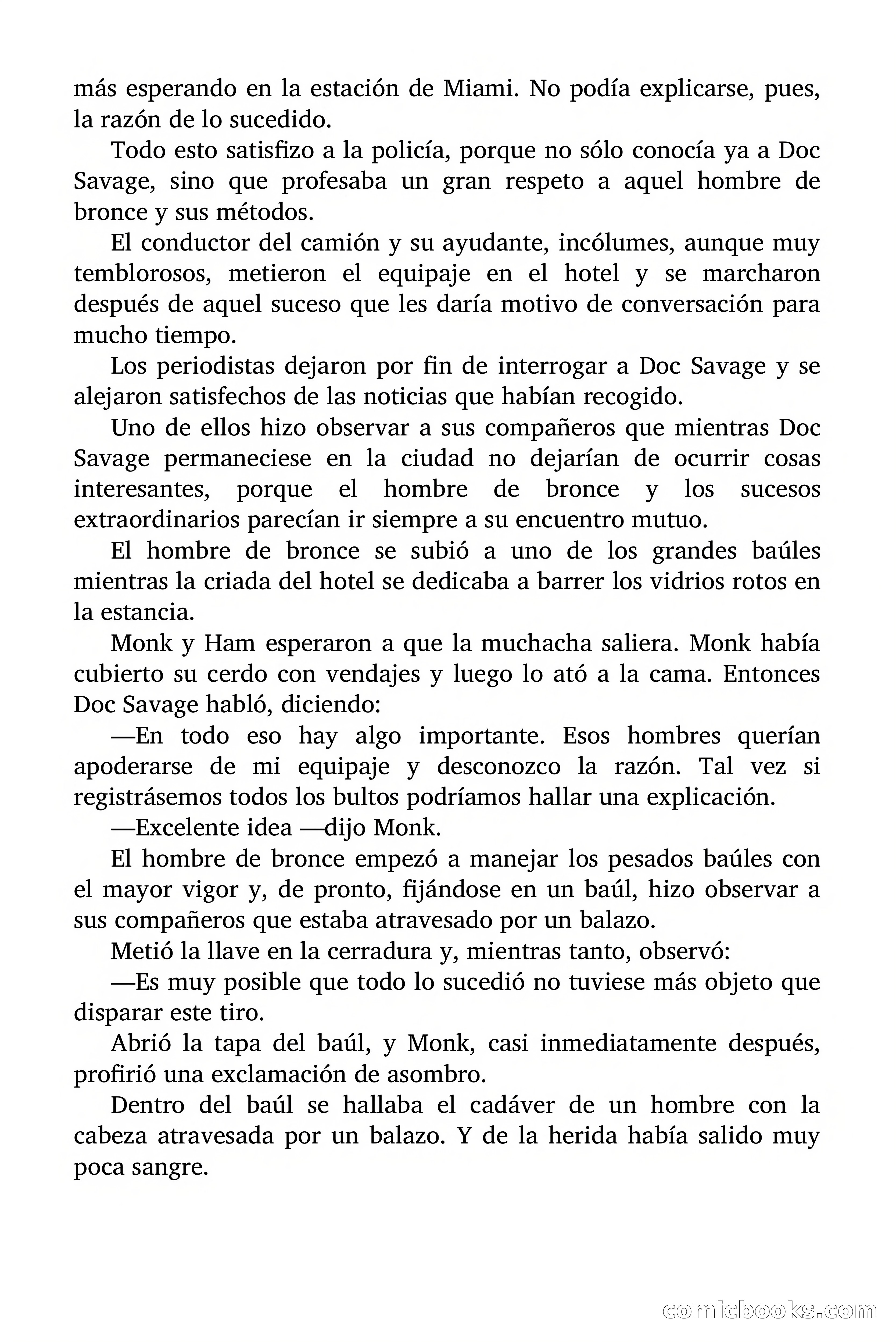 Doc Savage: Nieve Roja — page 18 of 129