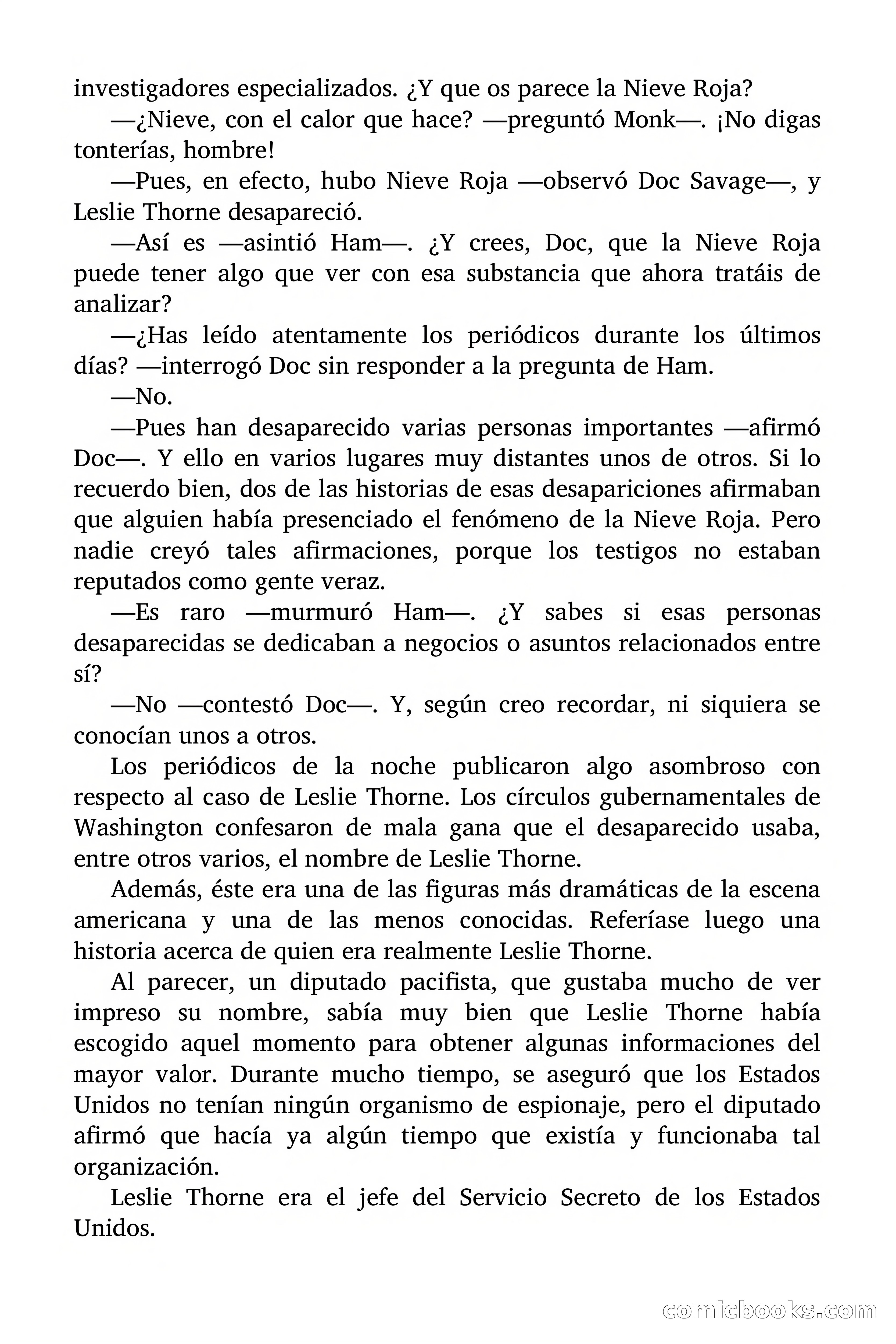 Doc Savage: Nieve Roja — page 58 of 129