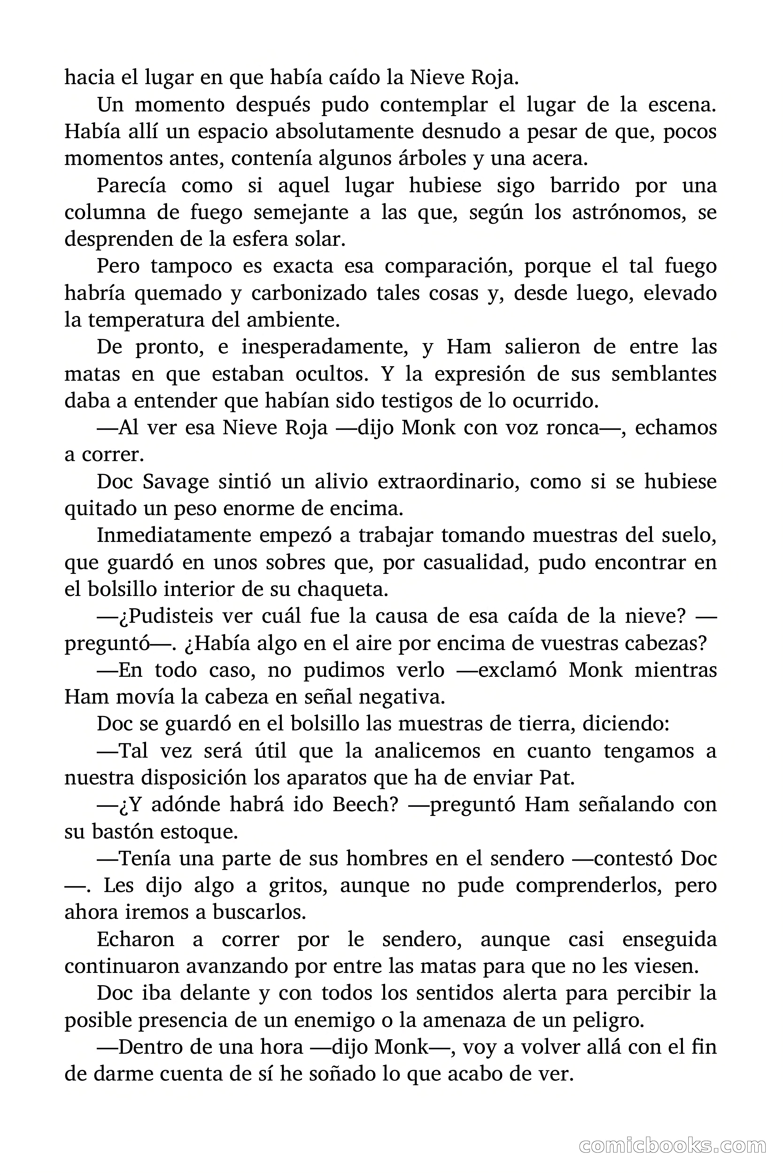 Doc Savage: Nieve Roja — page 72 of 129