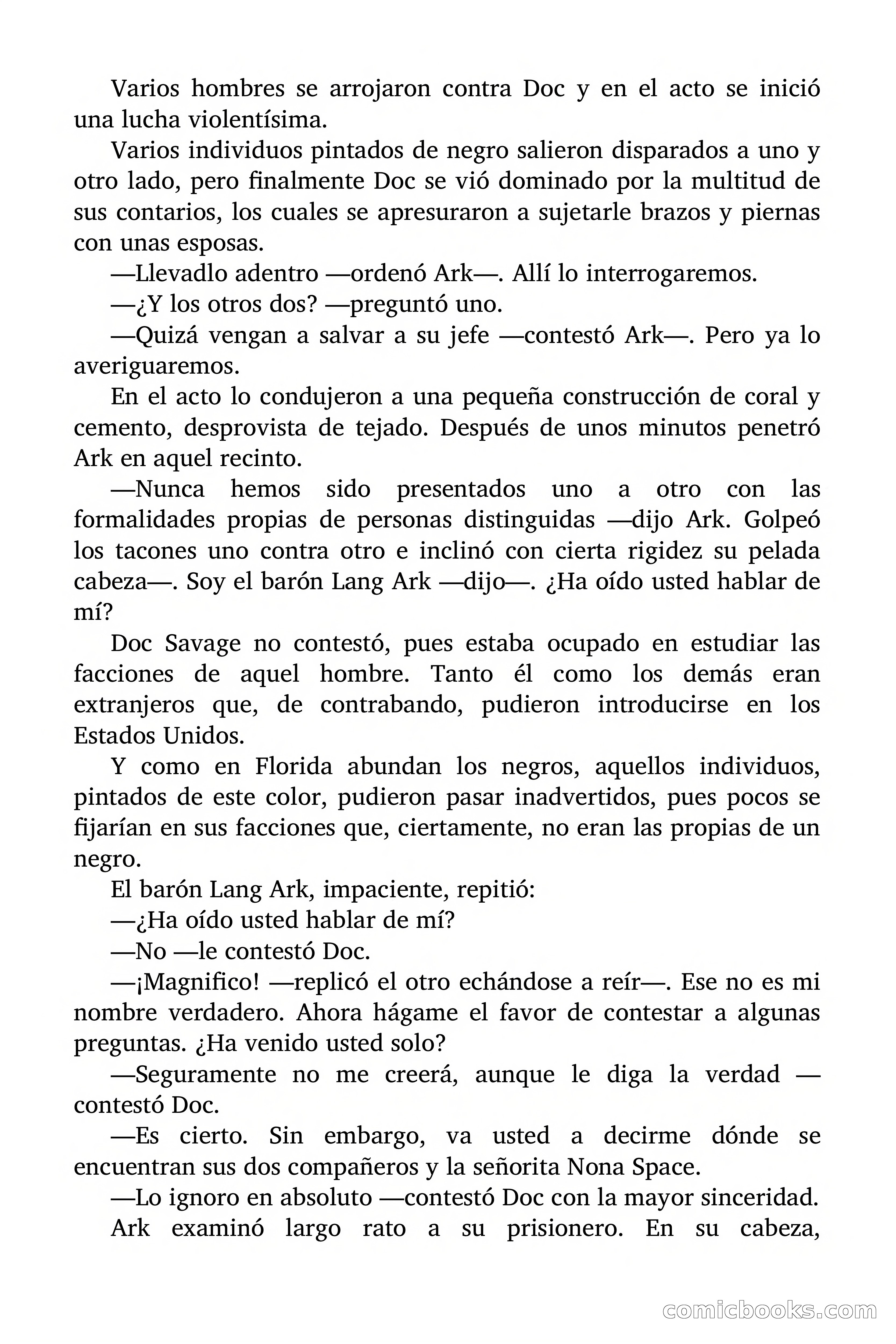 Doc Savage: Nieve Roja — page 86 of 129