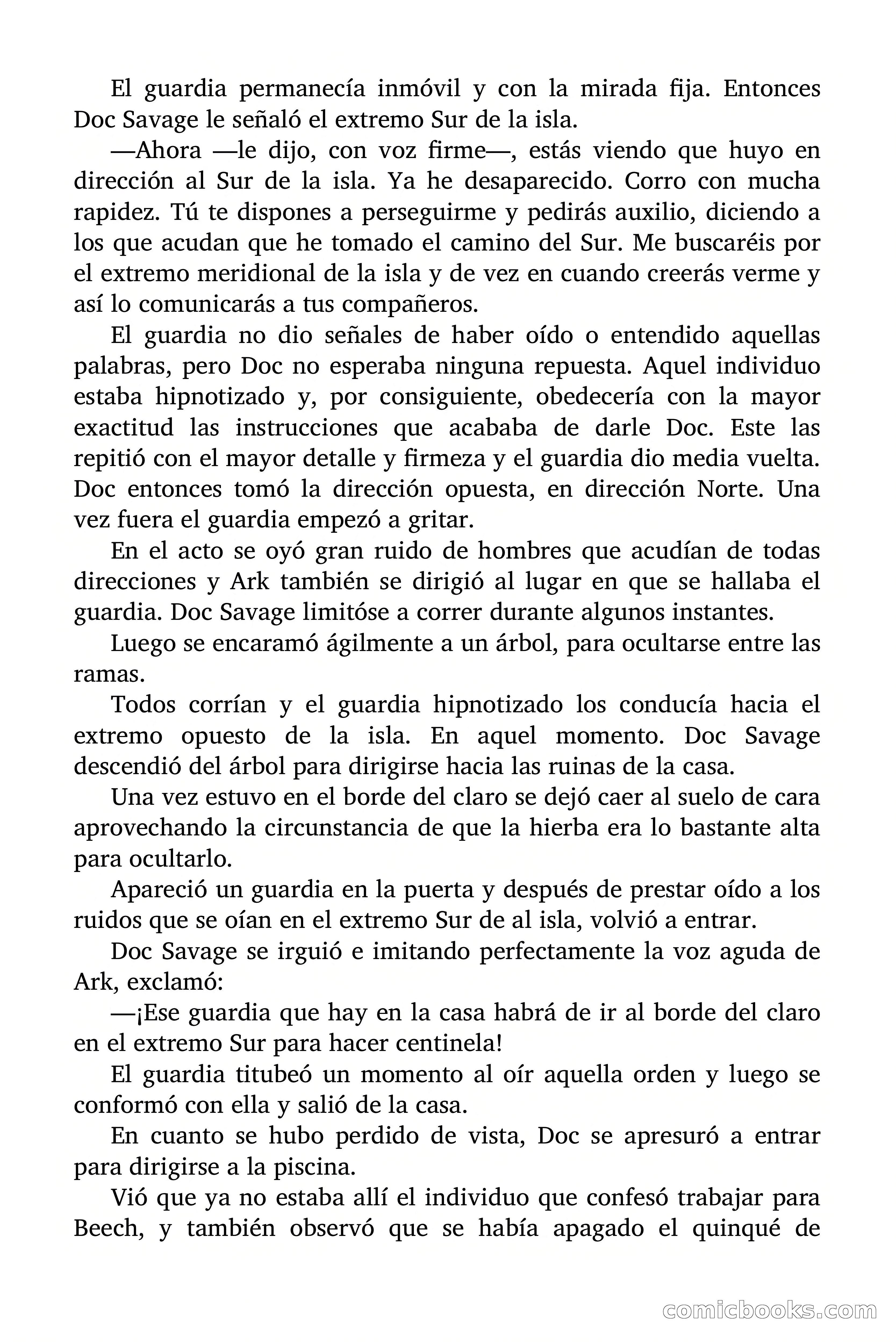 Doc Savage: Nieve Roja — page 100 of 129