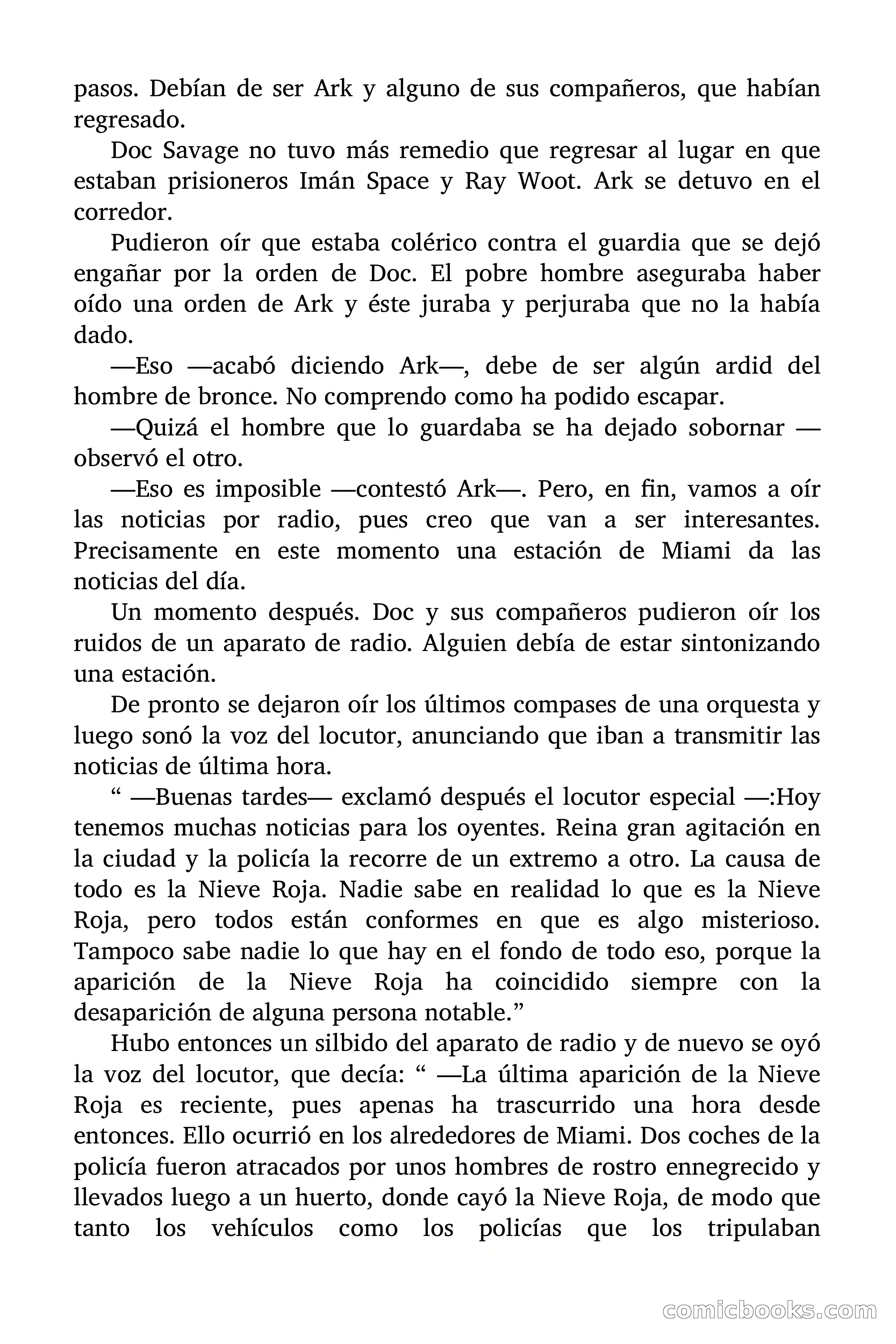 Doc Savage: Nieve Roja — page 103 of 129