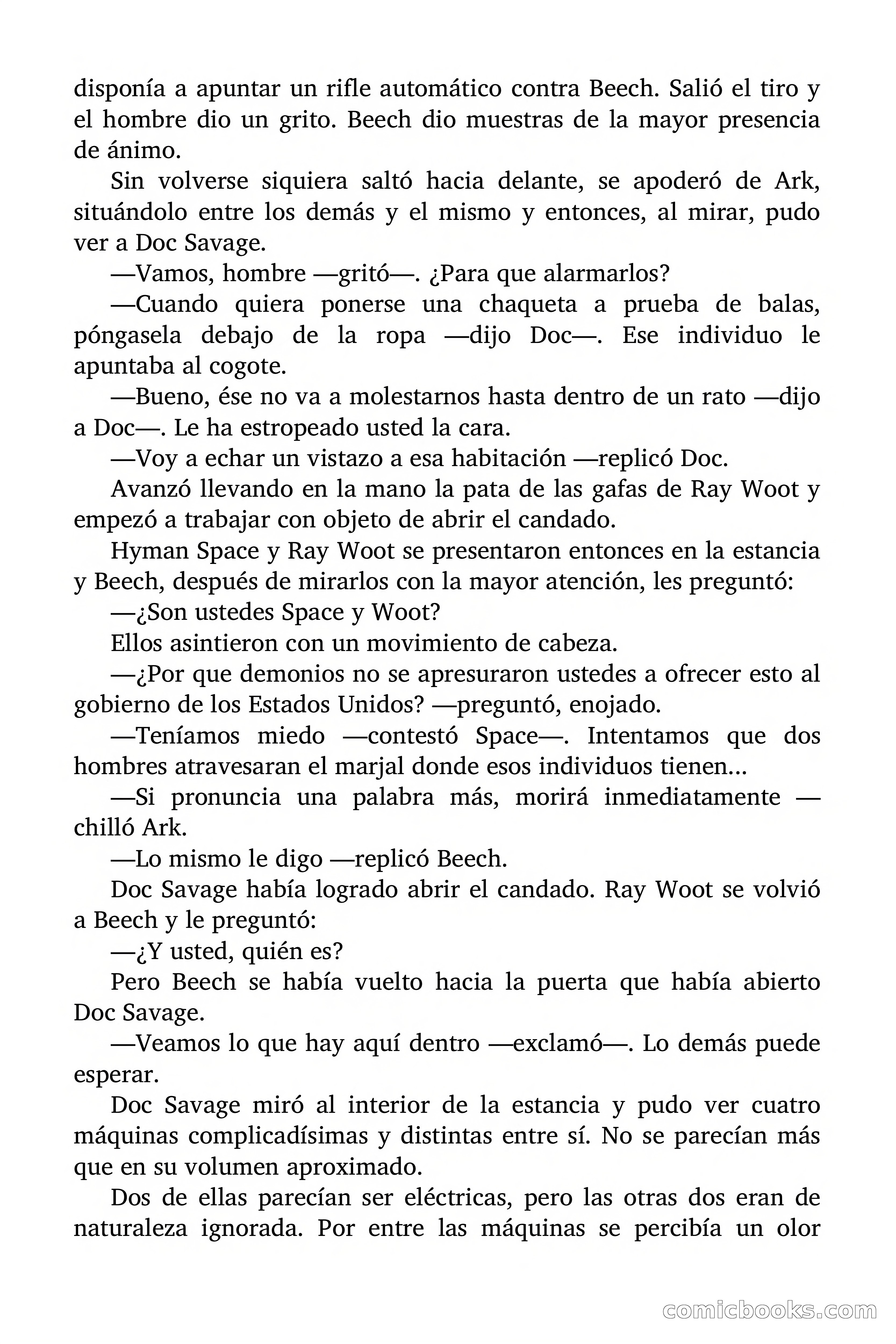 Doc Savage: Nieve Roja — page 106 of 129