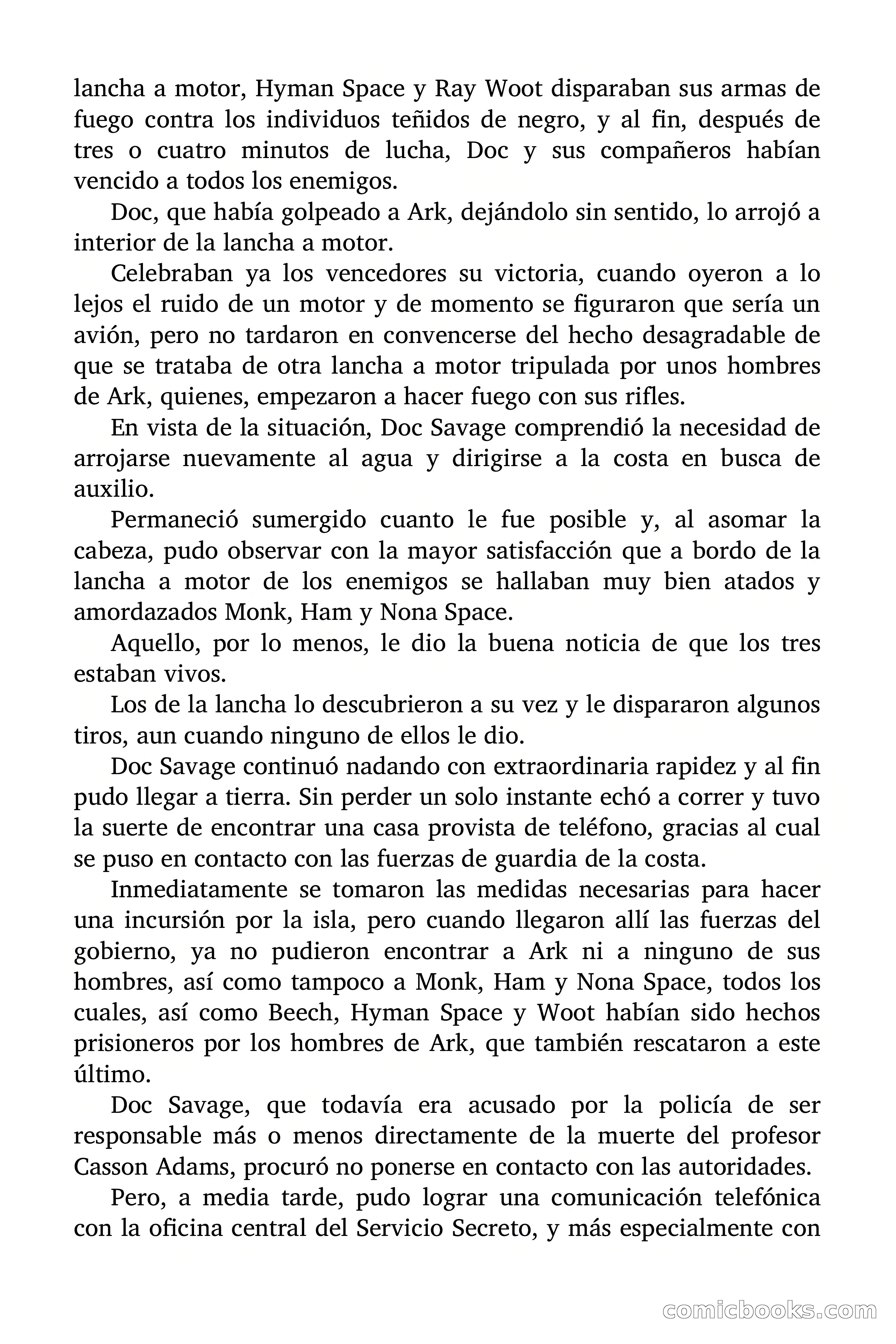 Doc Savage: Nieve Roja — page 112 of 129