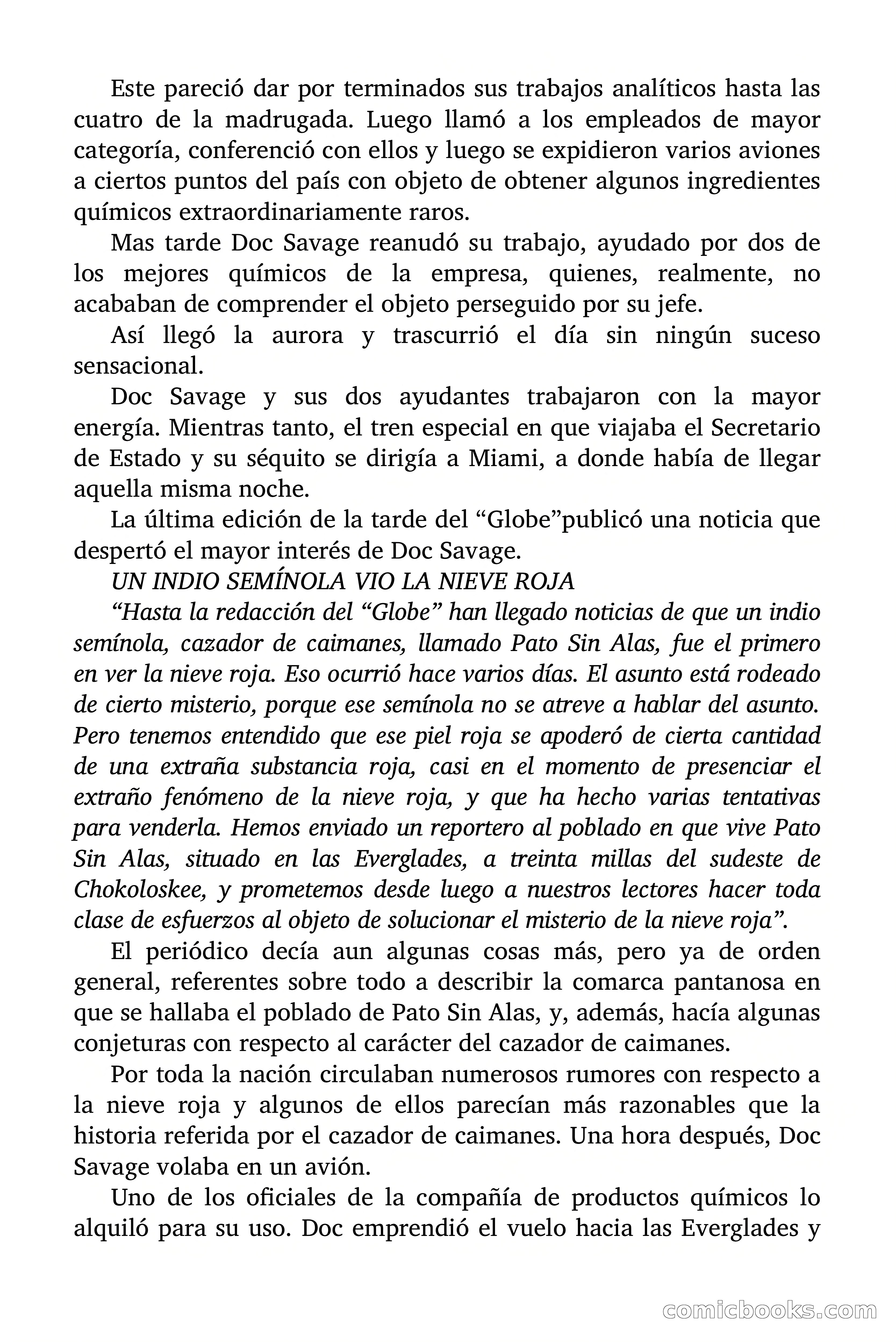 Doc Savage: Nieve Roja — page 115 of 129
