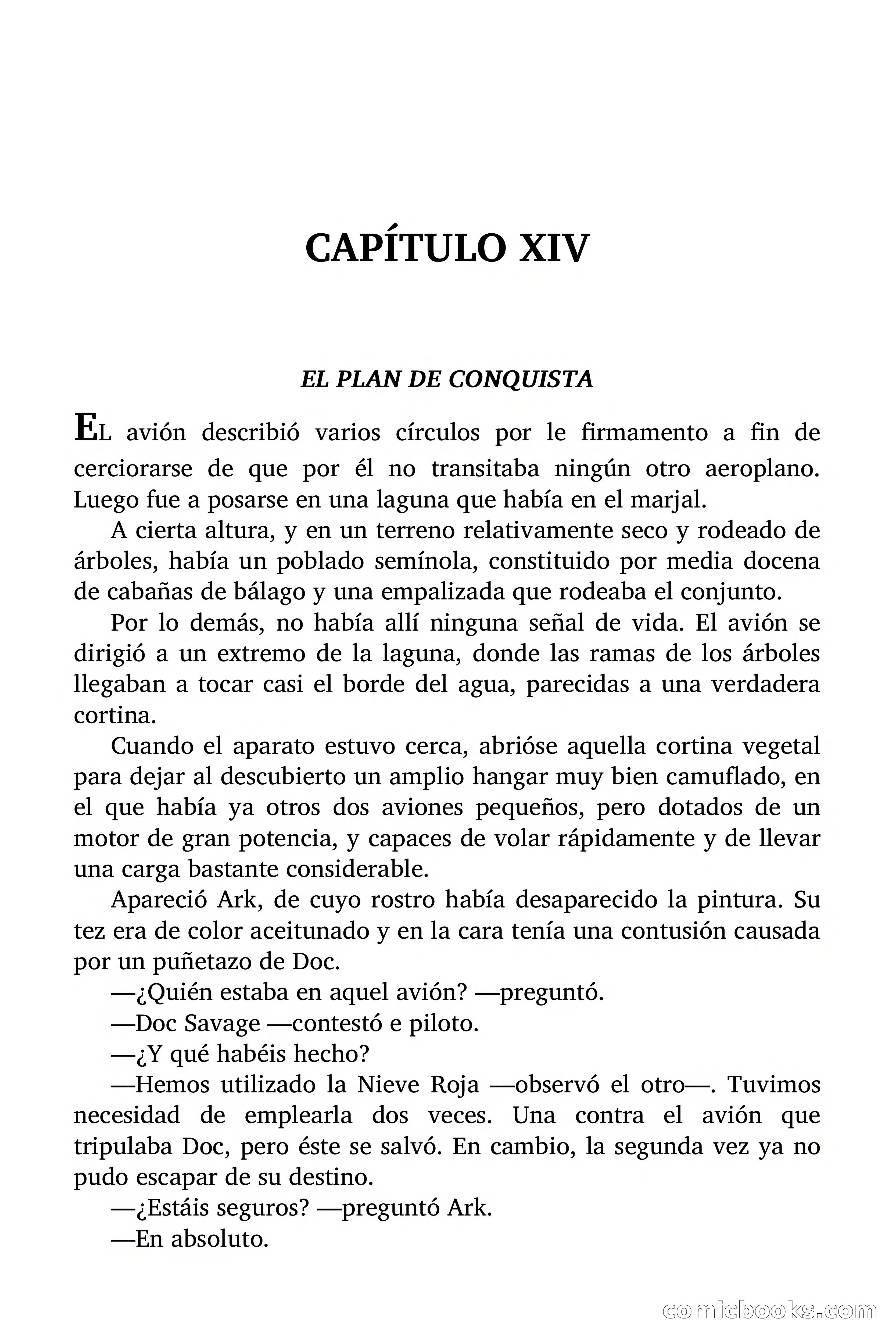 Doc Savage: Nieve Roja — page 121 of 129