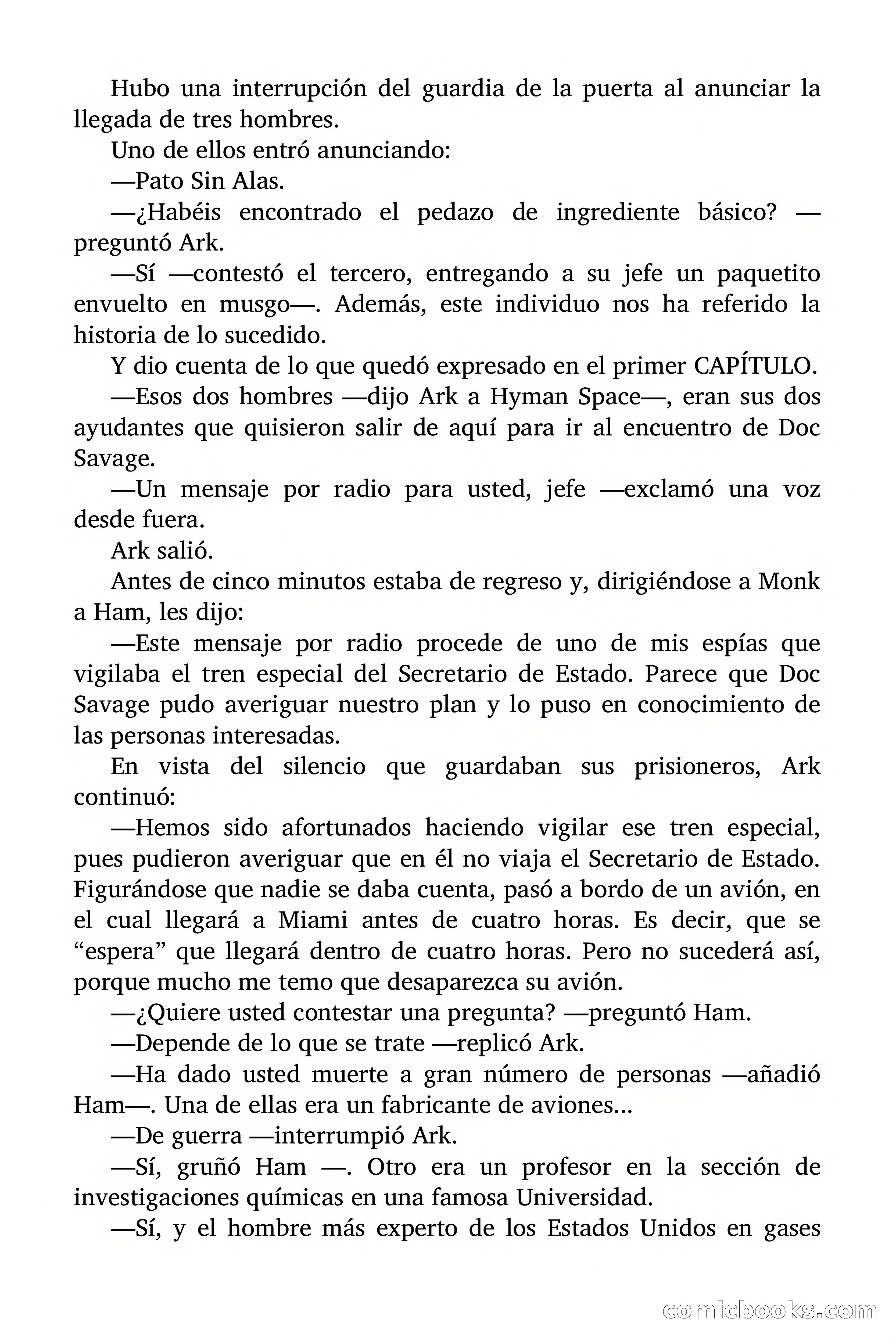 Doc Savage: Nieve Roja — page 123 of 129