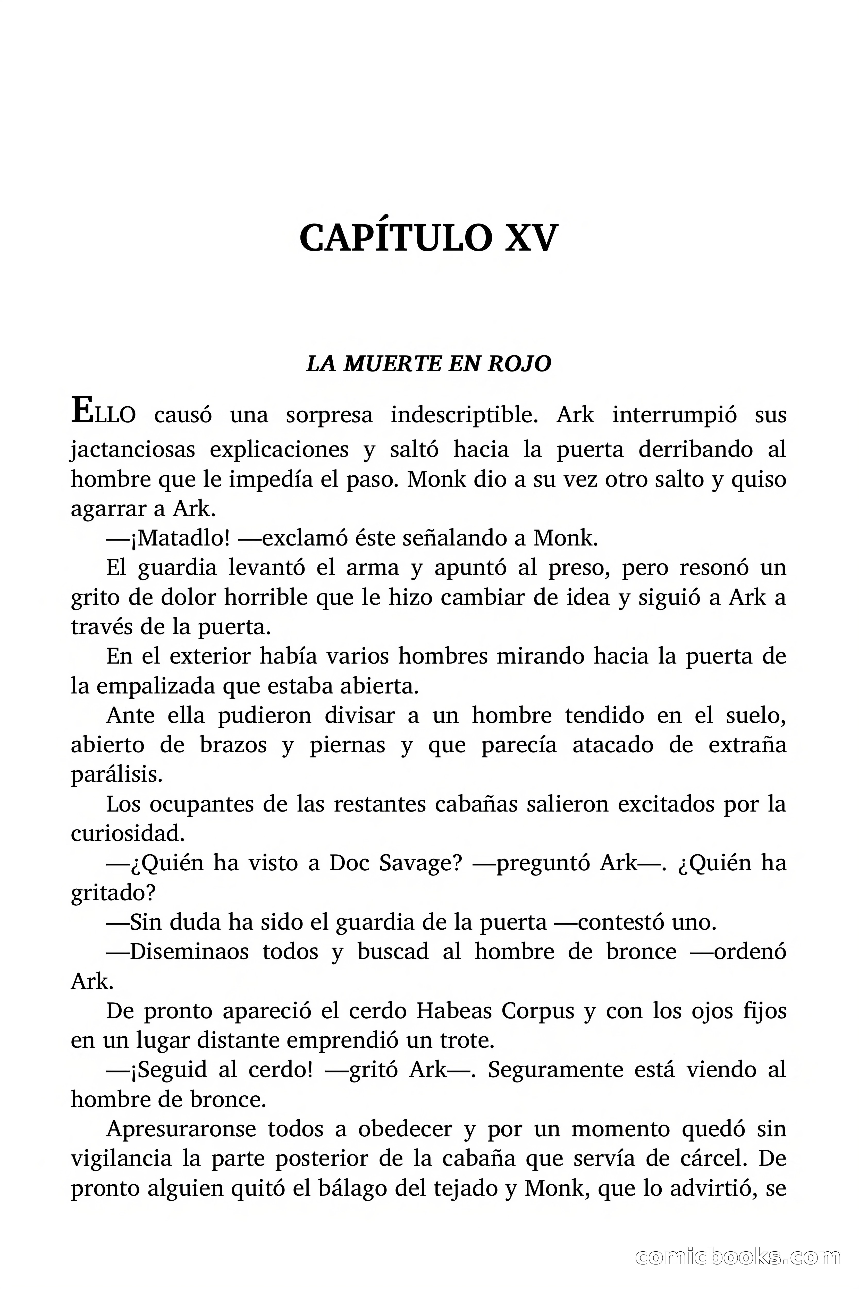 Doc Savage: Nieve Roja — page 125 of 129