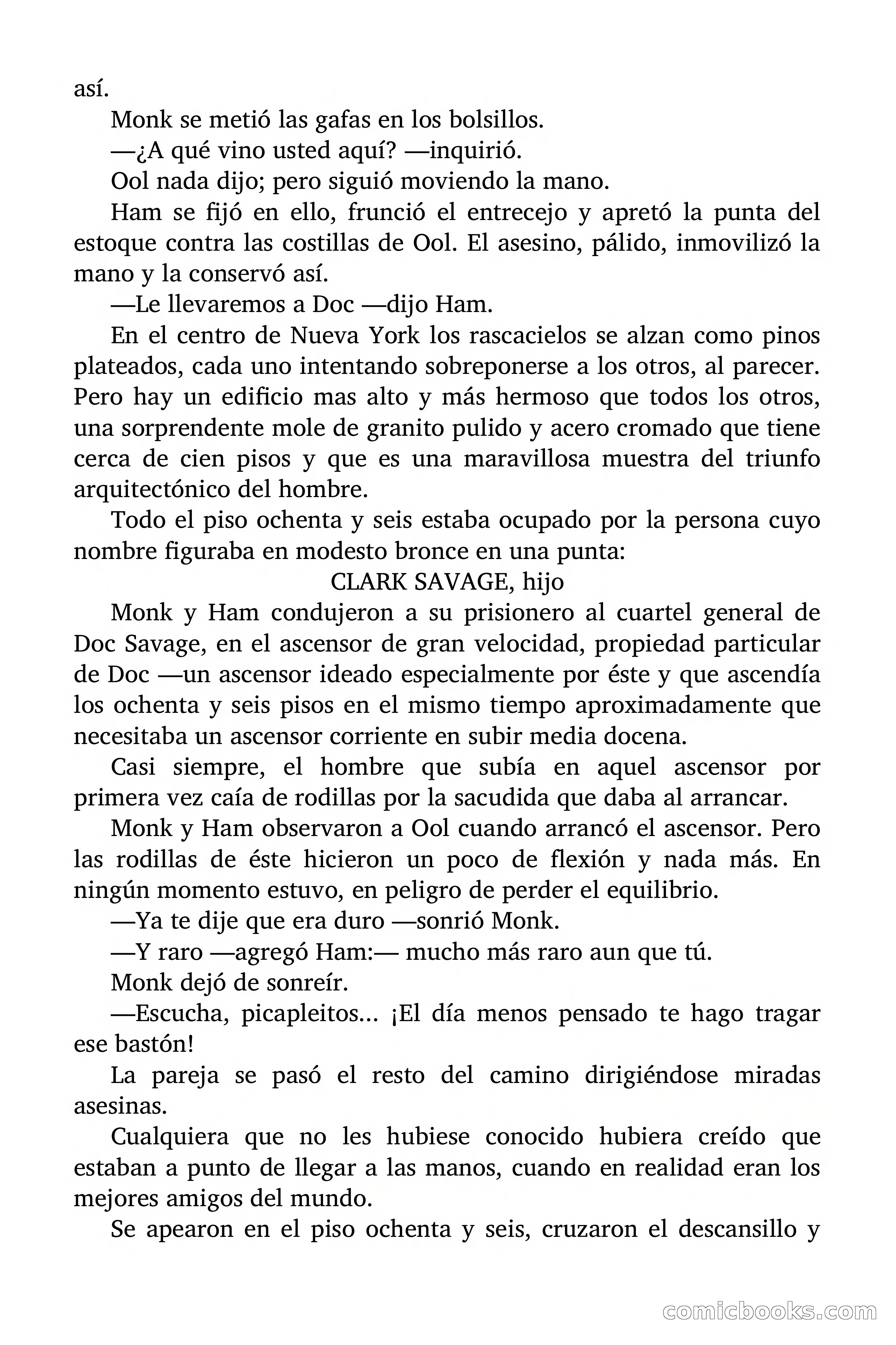 Doc Savage: El País de la Noche Eterna — page 17 of 173