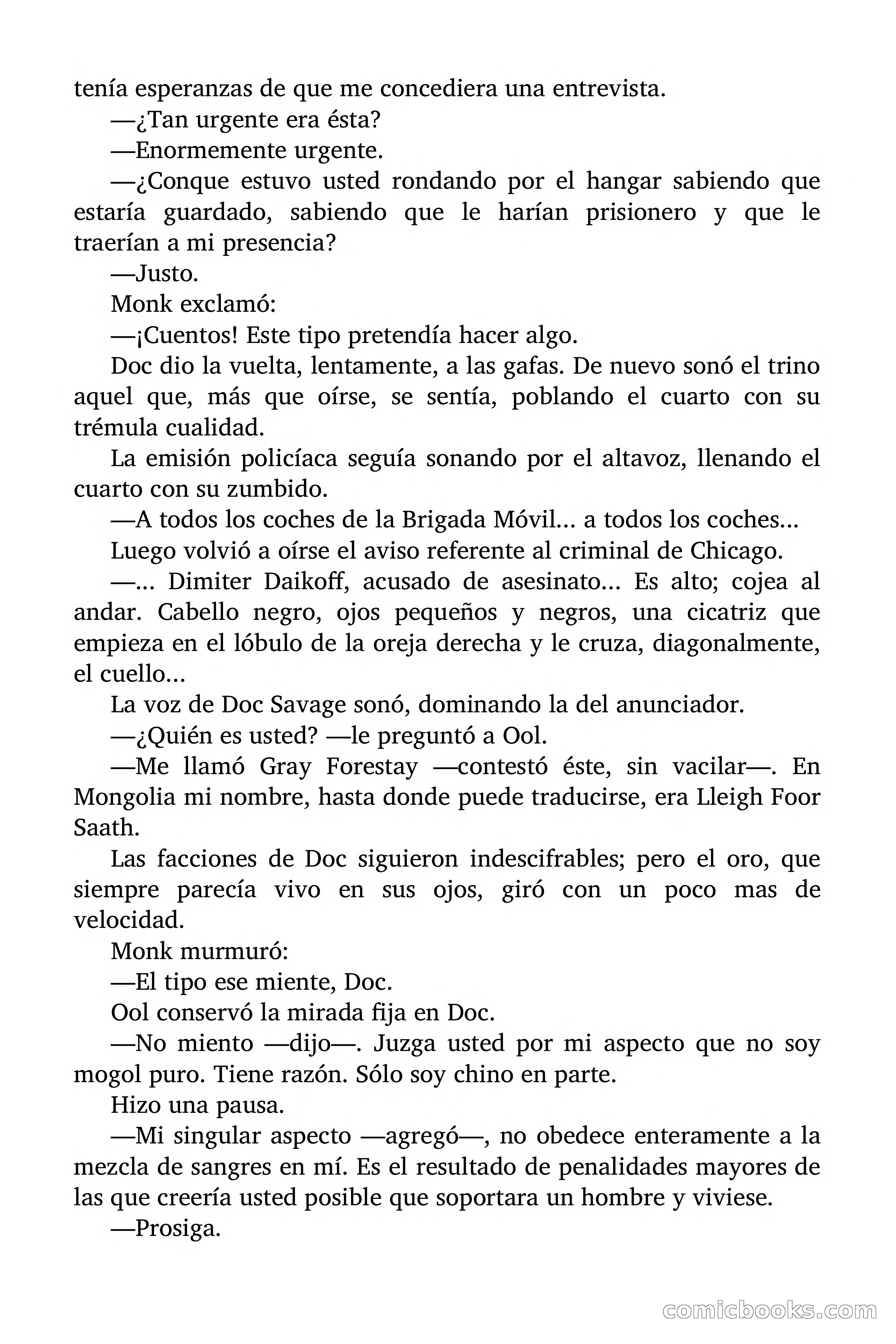 Doc Savage: El País de la Noche Eterna — page 20 of 173