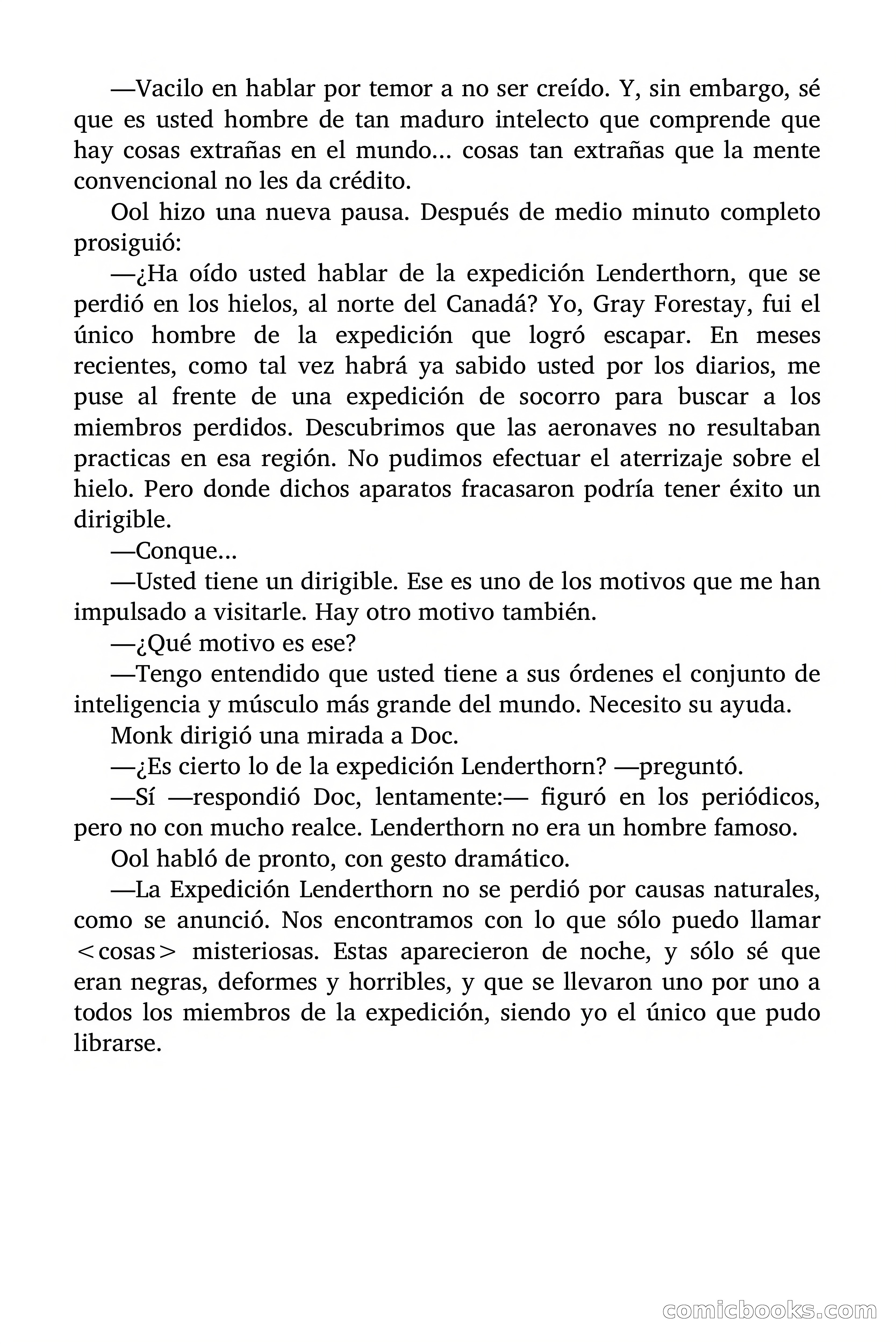 Doc Savage: El País de la Noche Eterna — page 21 of 173