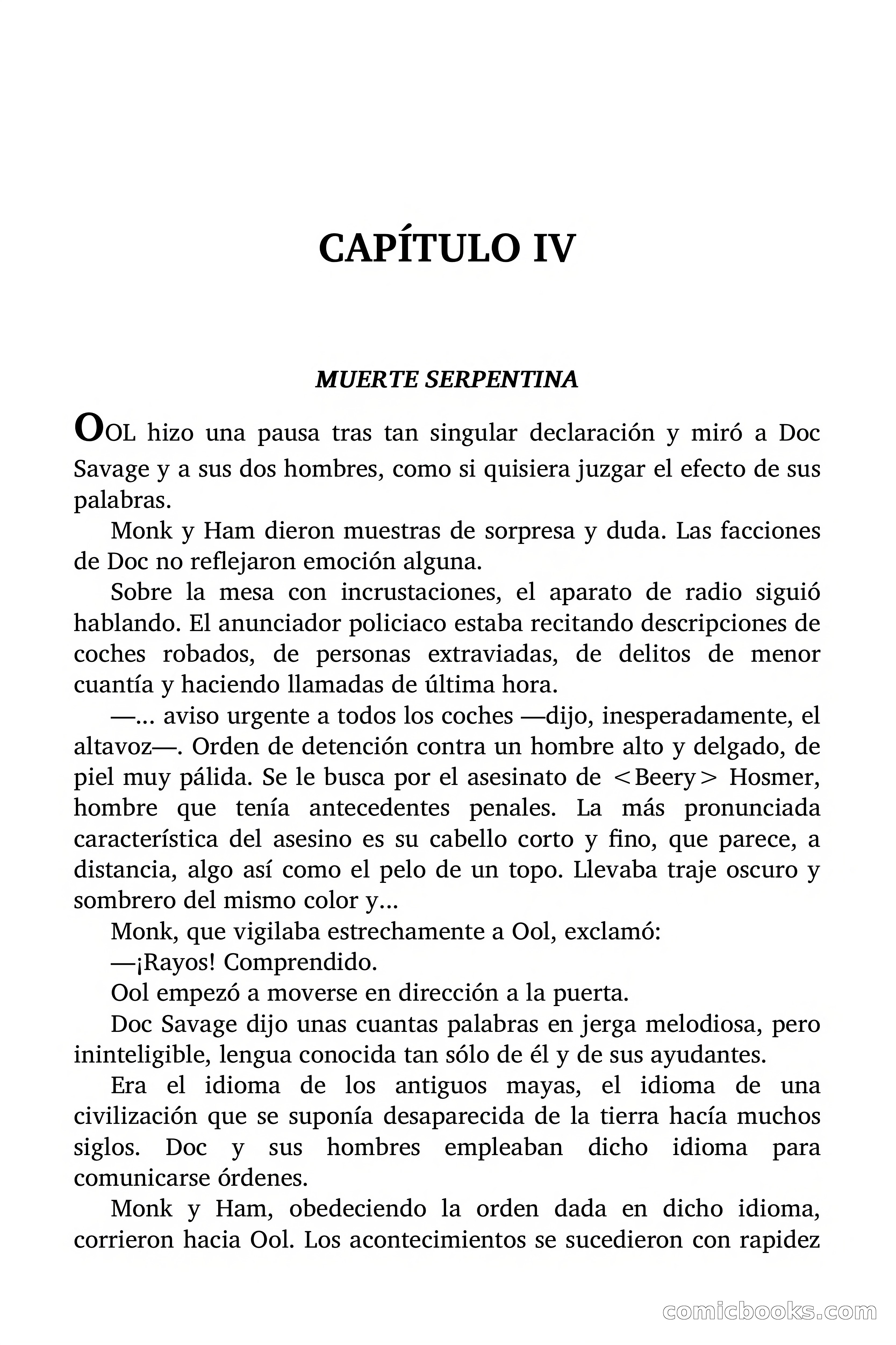 Doc Savage: El País de la Noche Eterna — page 22 of 173