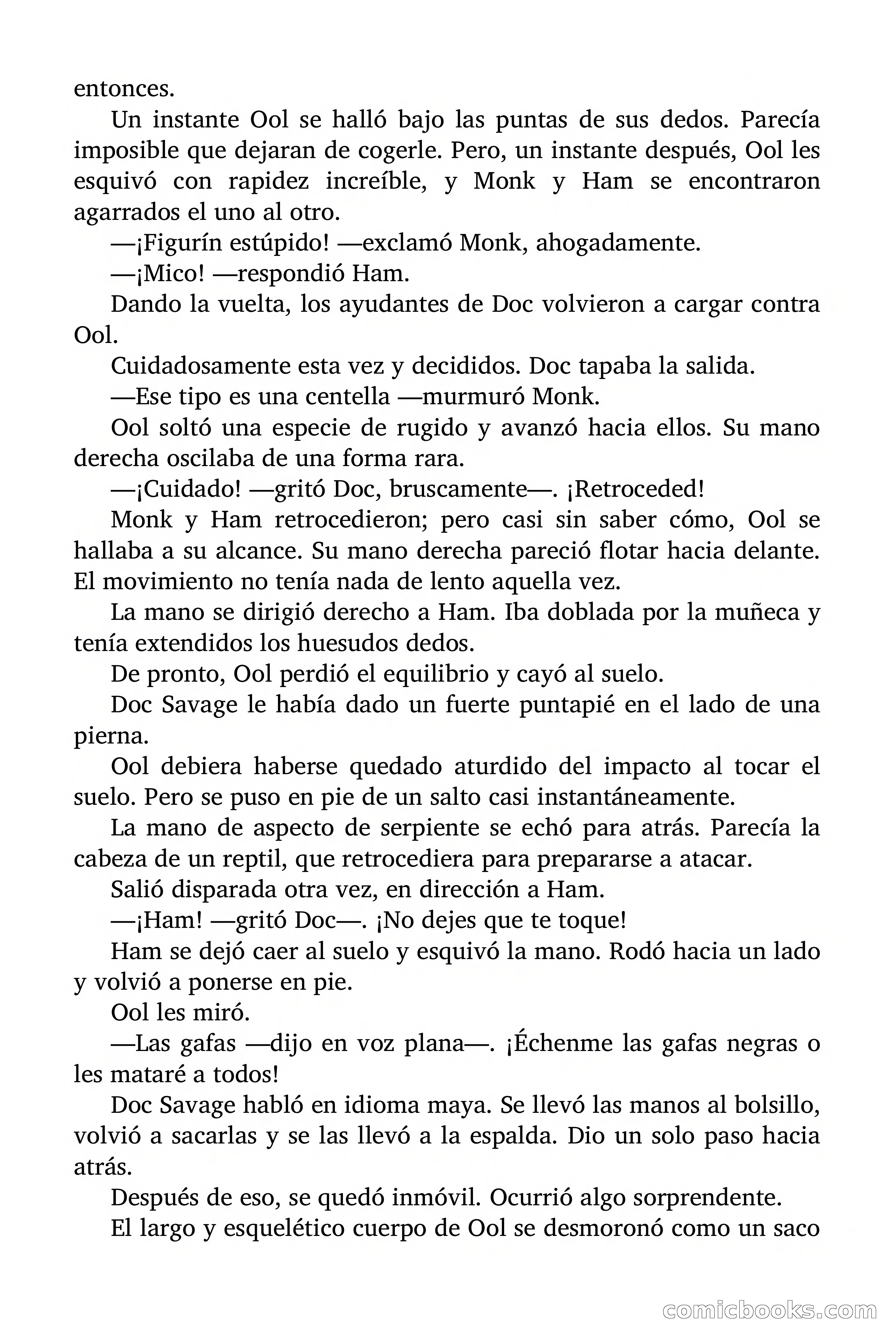 Doc Savage: El País de la Noche Eterna — page 23 of 173