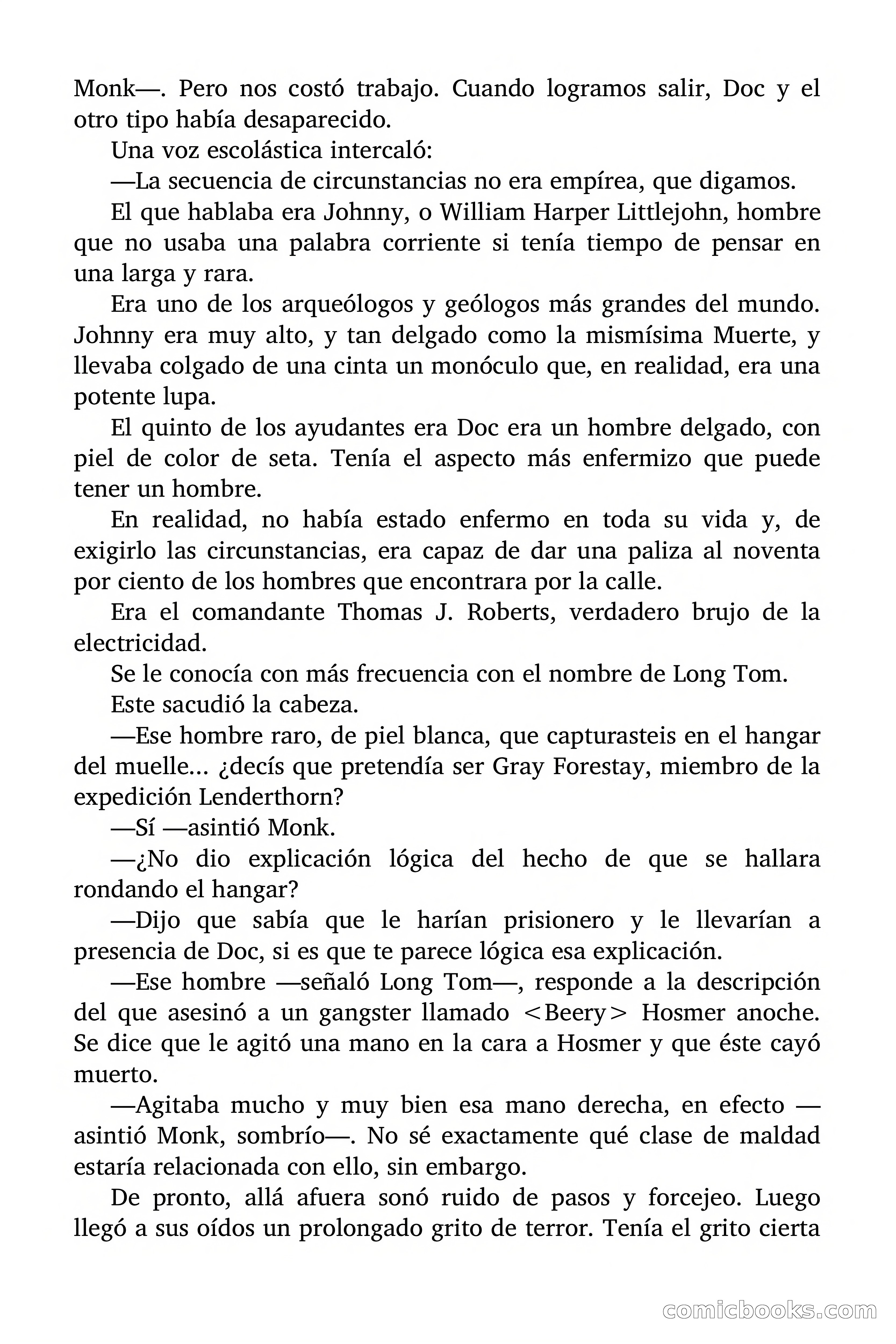 Doc Savage: El País de la Noche Eterna — page 38 of 173