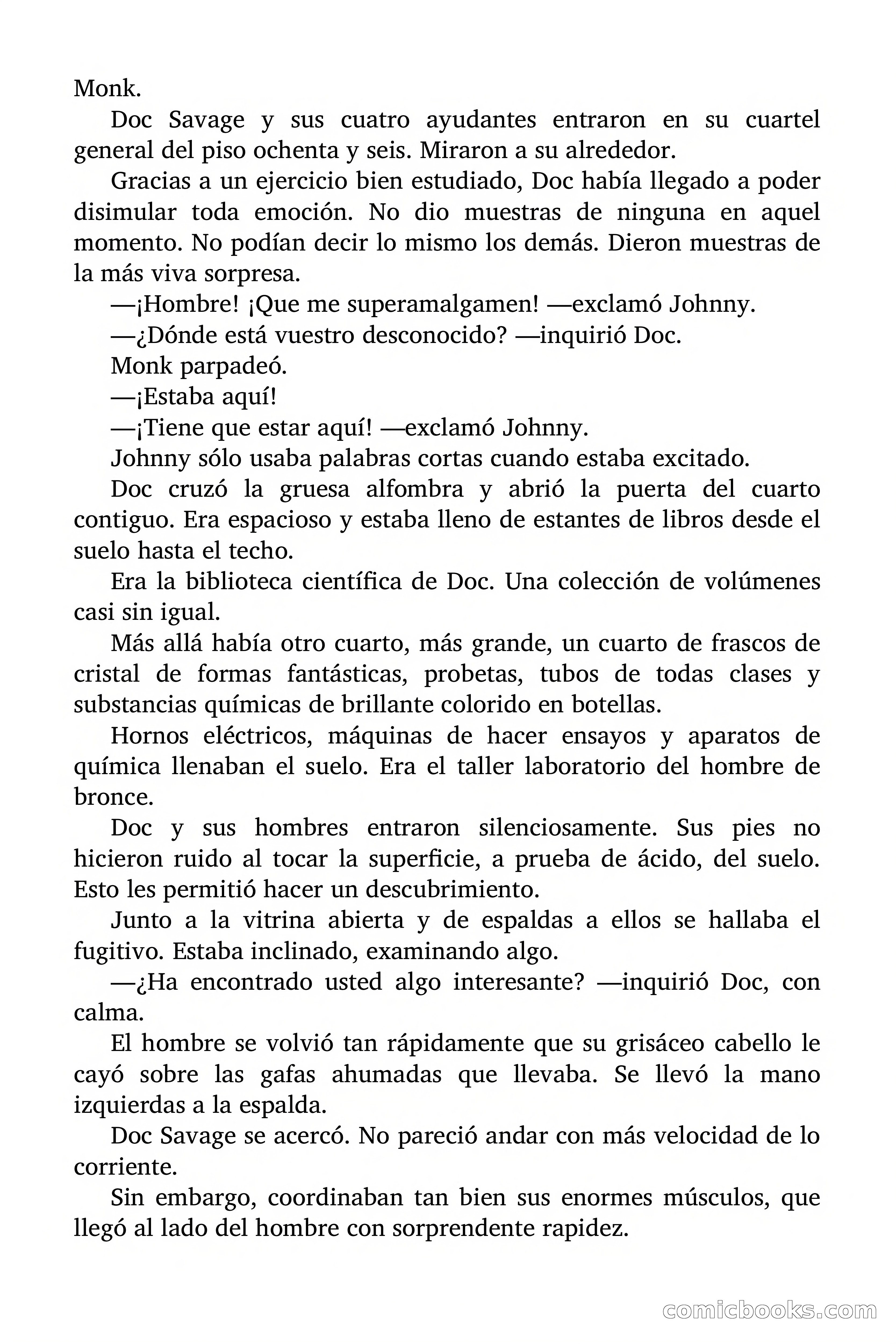 Doc Savage: El País de la Noche Eterna — page 42 of 173