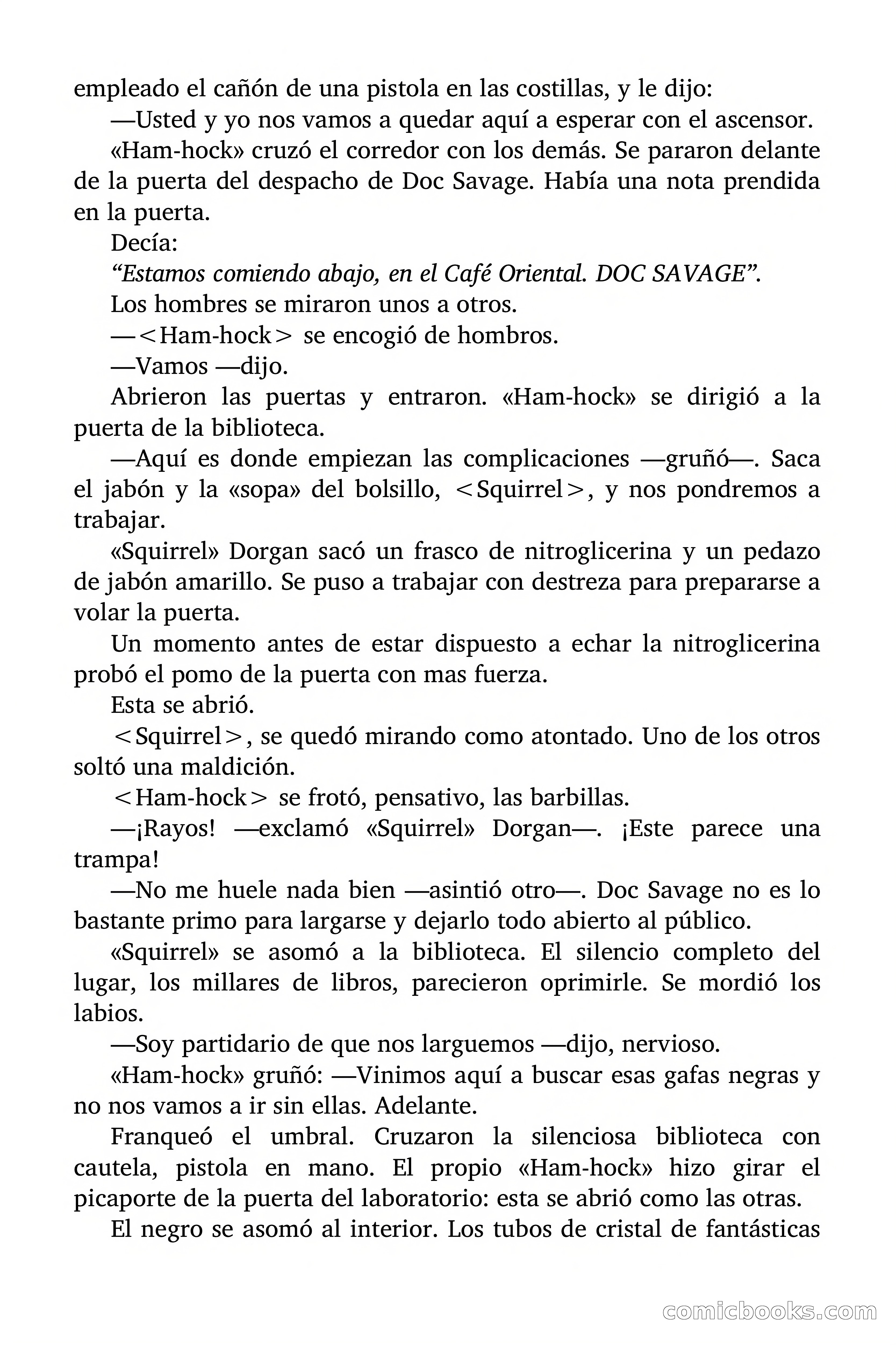 Doc Savage: El País de la Noche Eterna — page 50 of 173