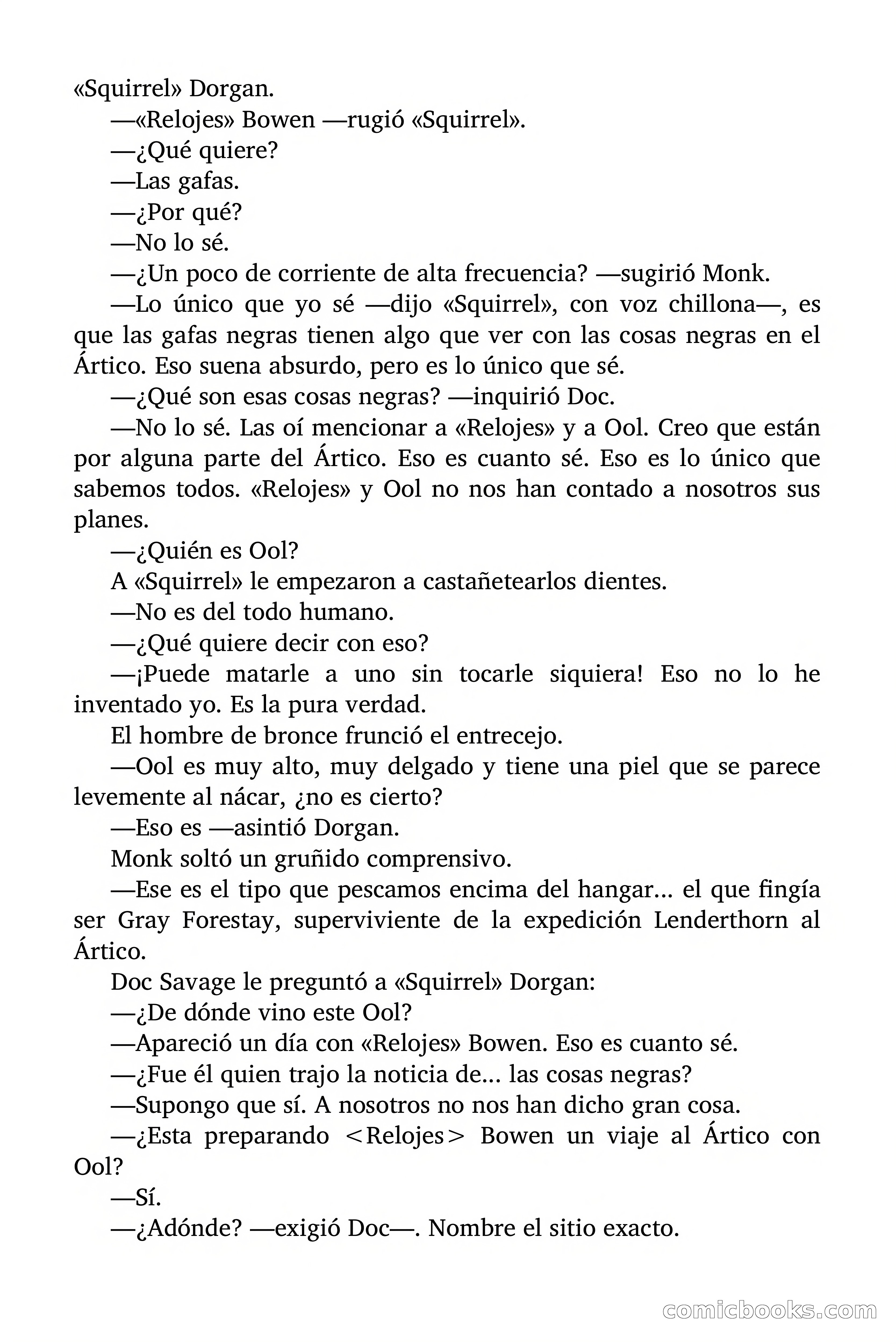Doc Savage: El País de la Noche Eterna — page 55 of 173