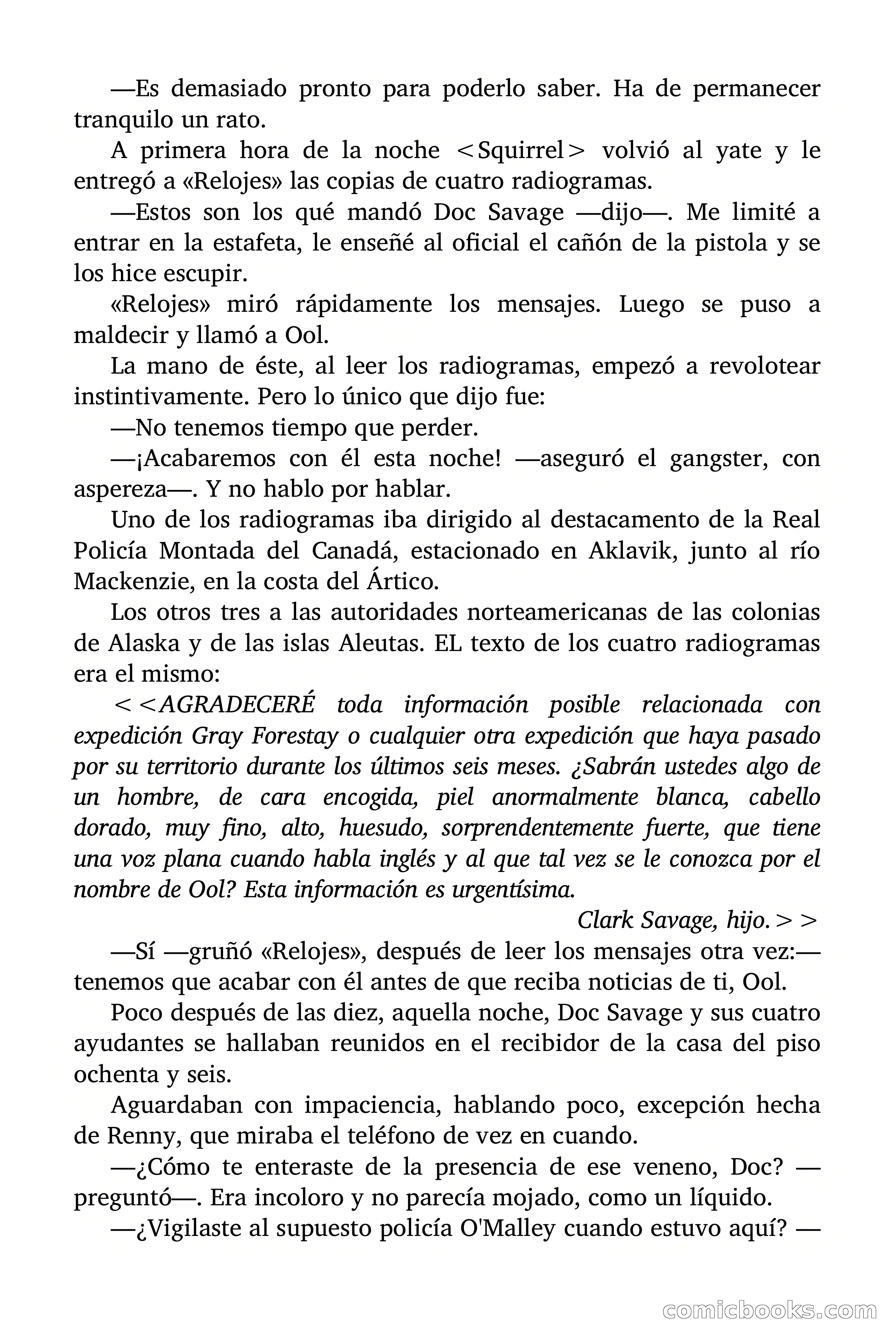 Doc Savage: El País de la Noche Eterna — page 73 of 173