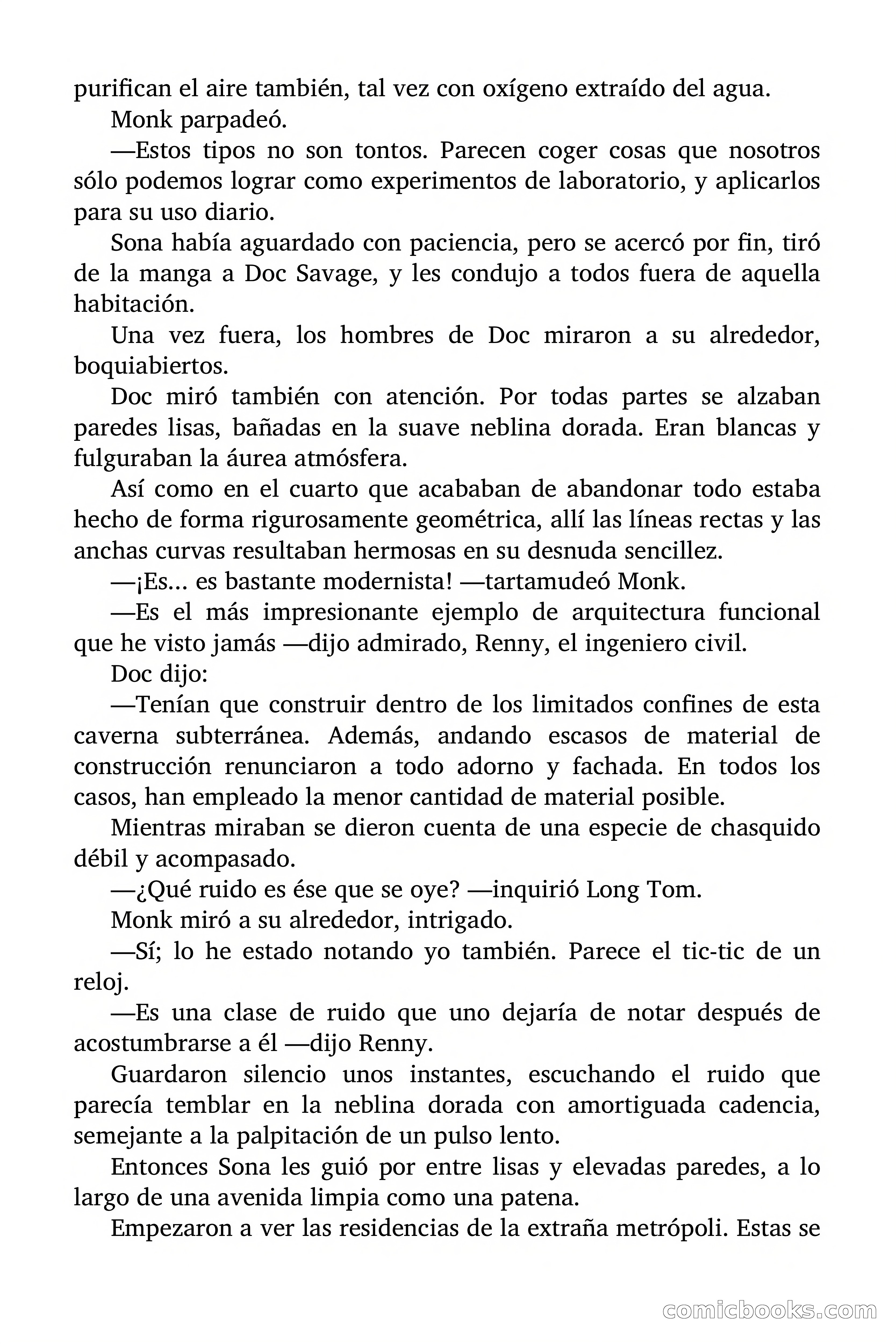 Doc Savage: El País de la Noche Eterna — page 127 of 173