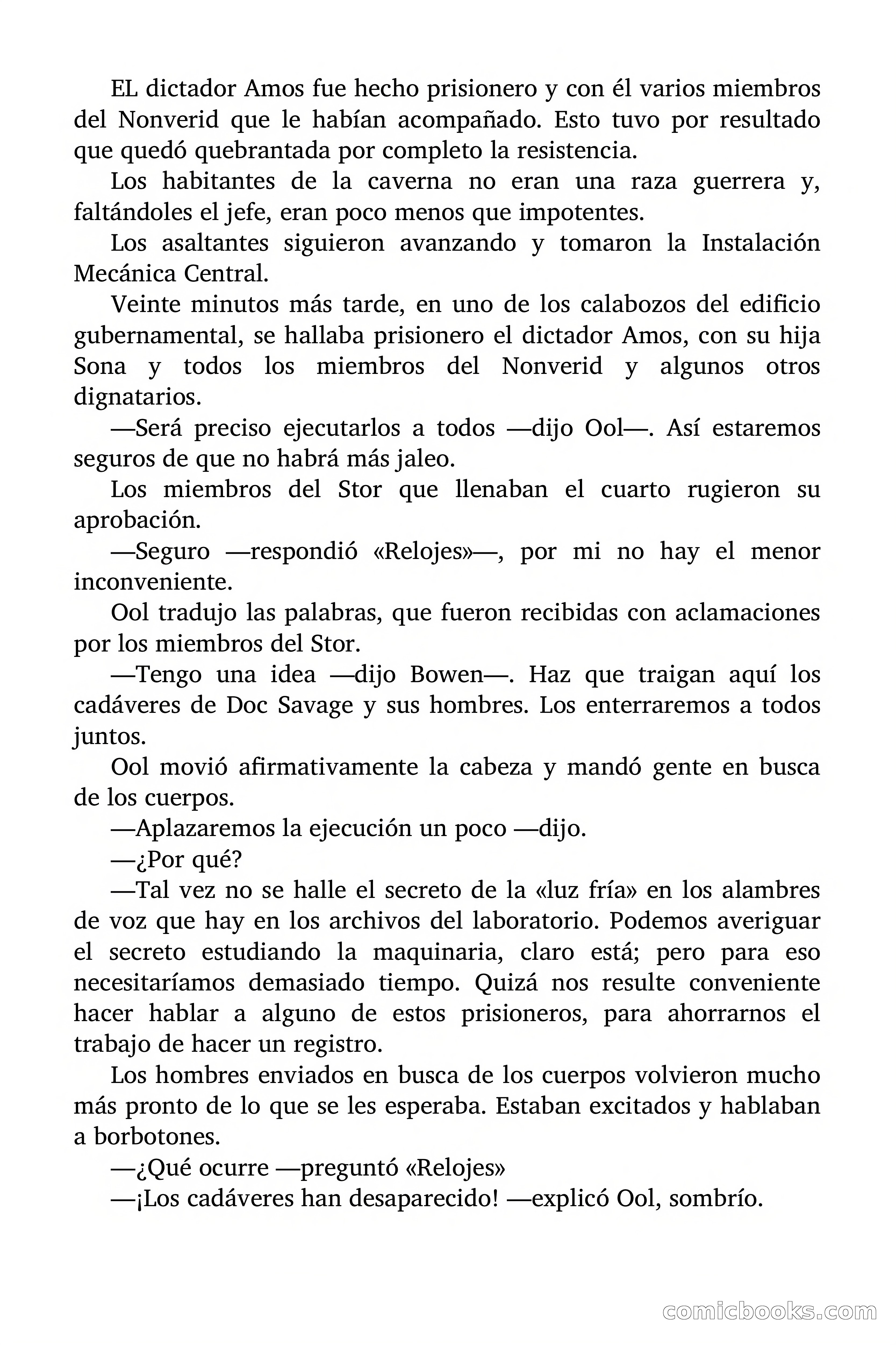Doc Savage: El País de la Noche Eterna — page 164 of 173