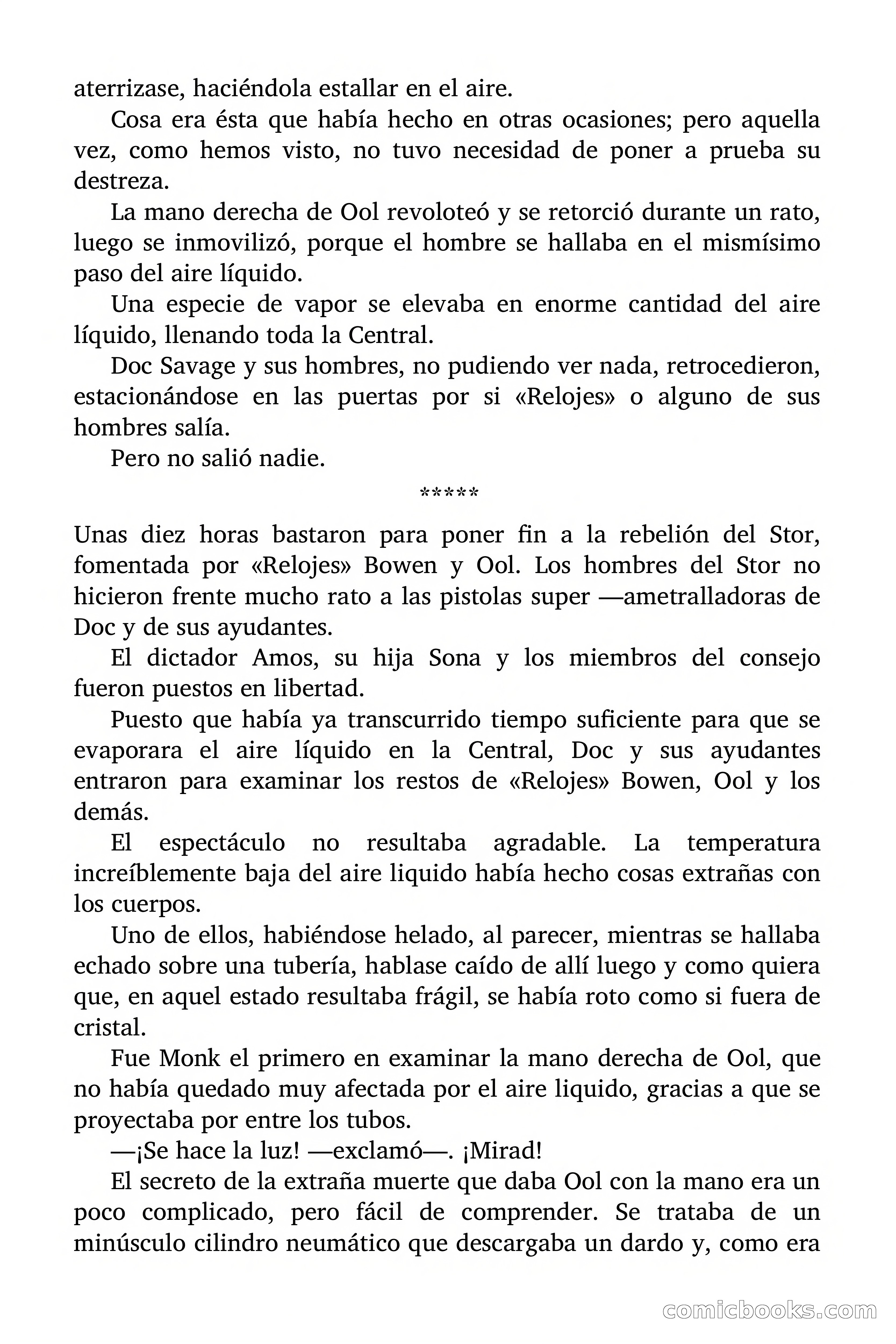 Doc Savage: El País de la Noche Eterna — page 170 of 173