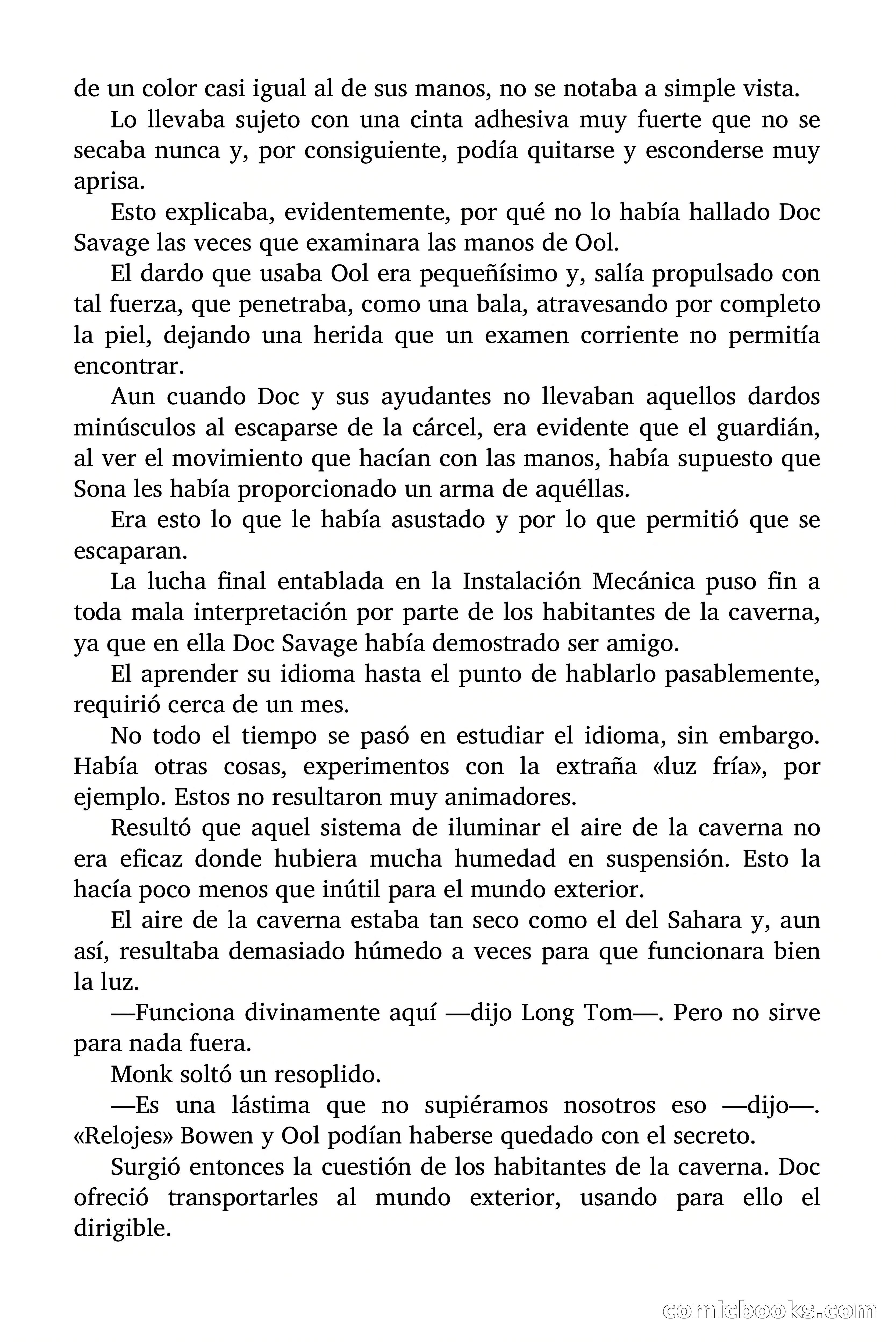 Doc Savage: El País de la Noche Eterna — page 171 of 173