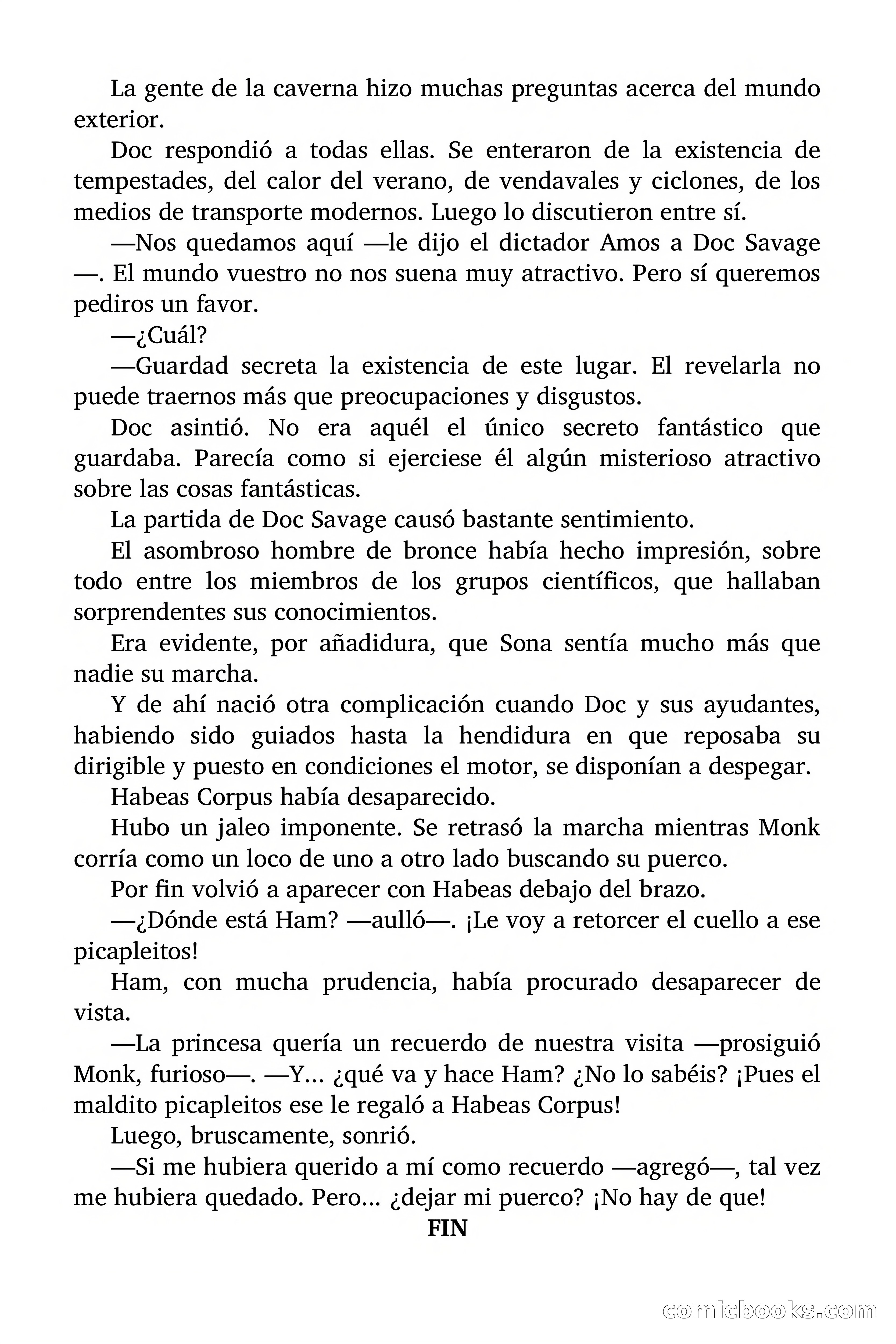 Doc Savage: El País de la Noche Eterna — page 172 of 173