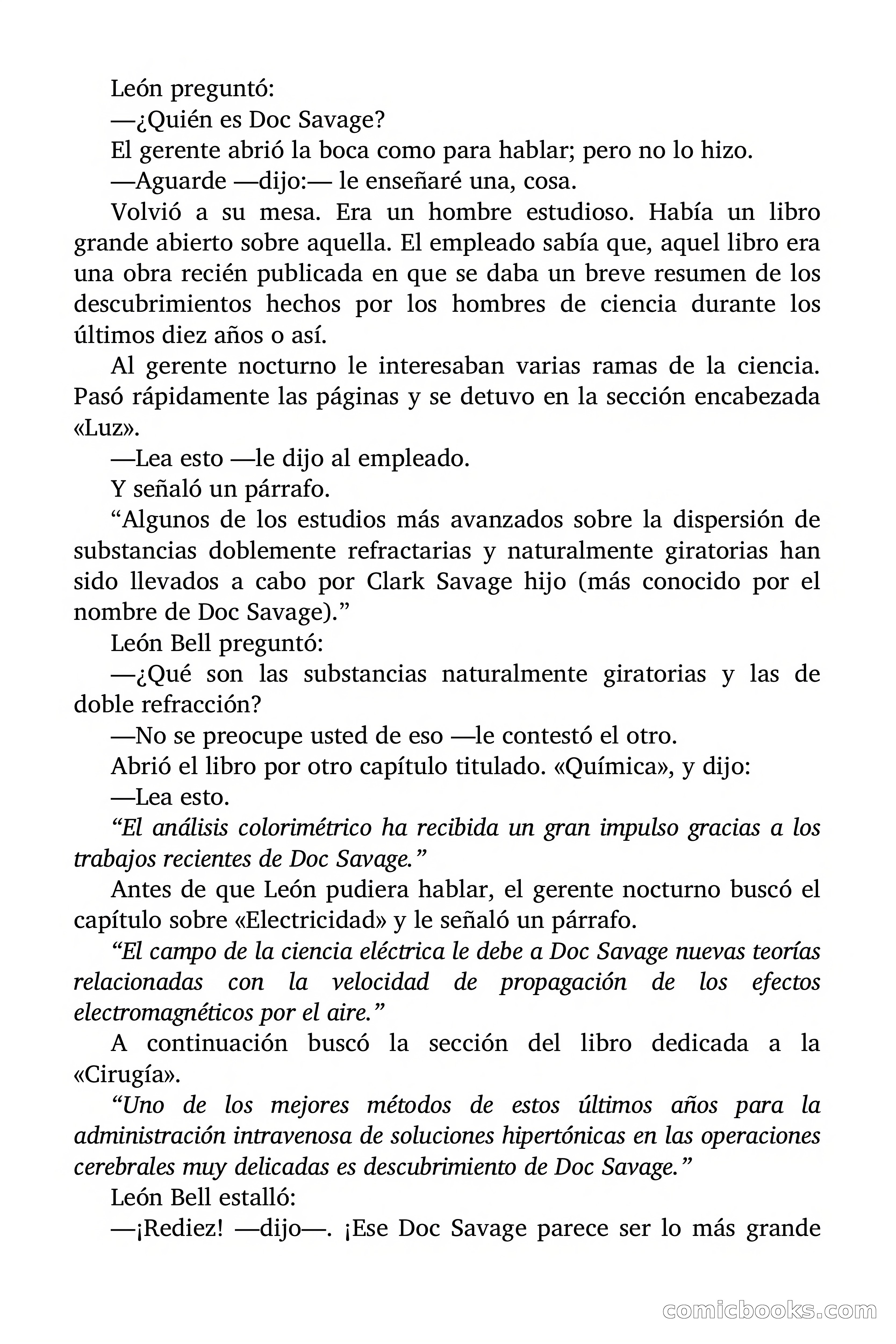 Doc Savage: Legión de Fantasmas — page 5 of 159
