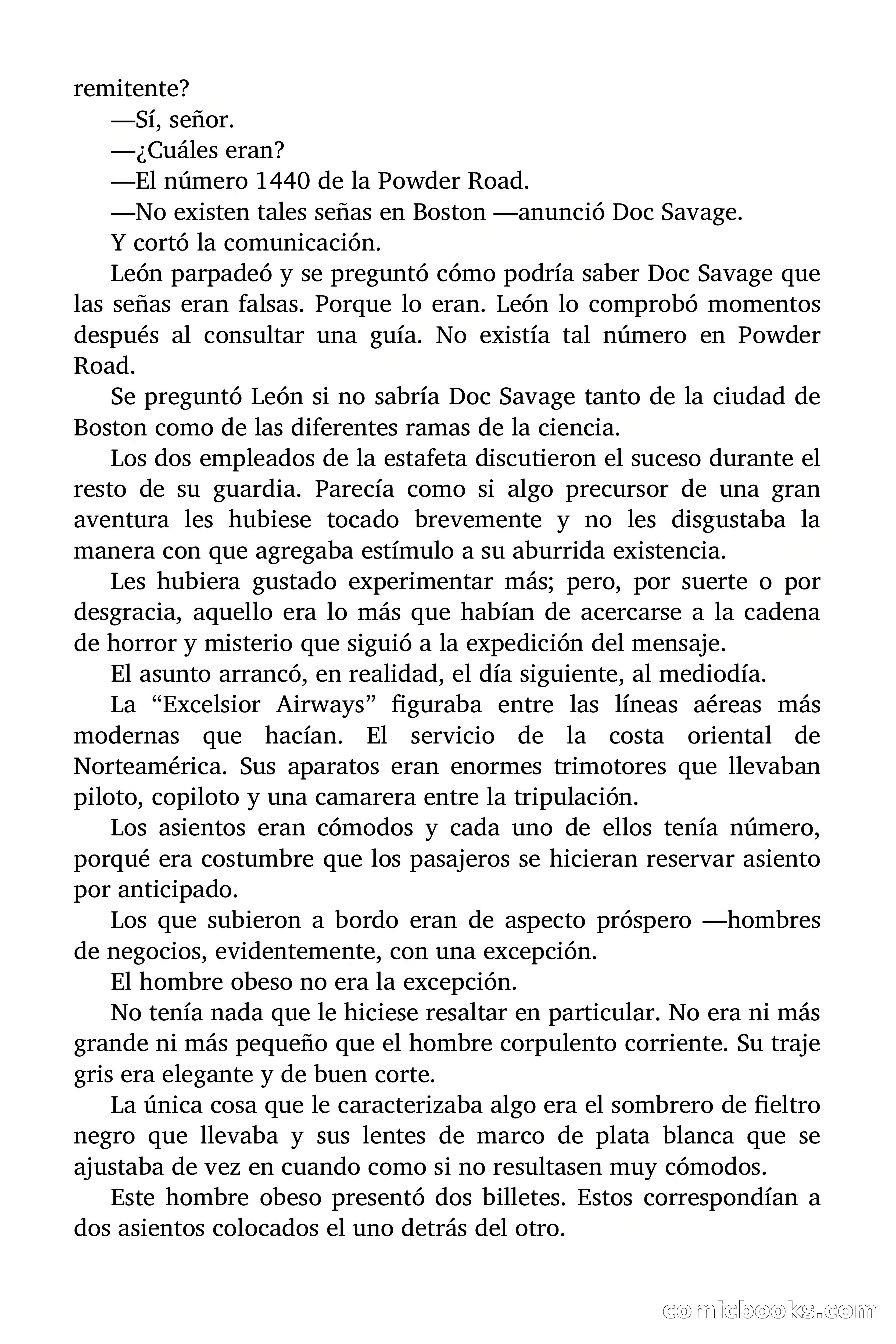 Doc Savage: Legión de Fantasmas — page 7 of 159