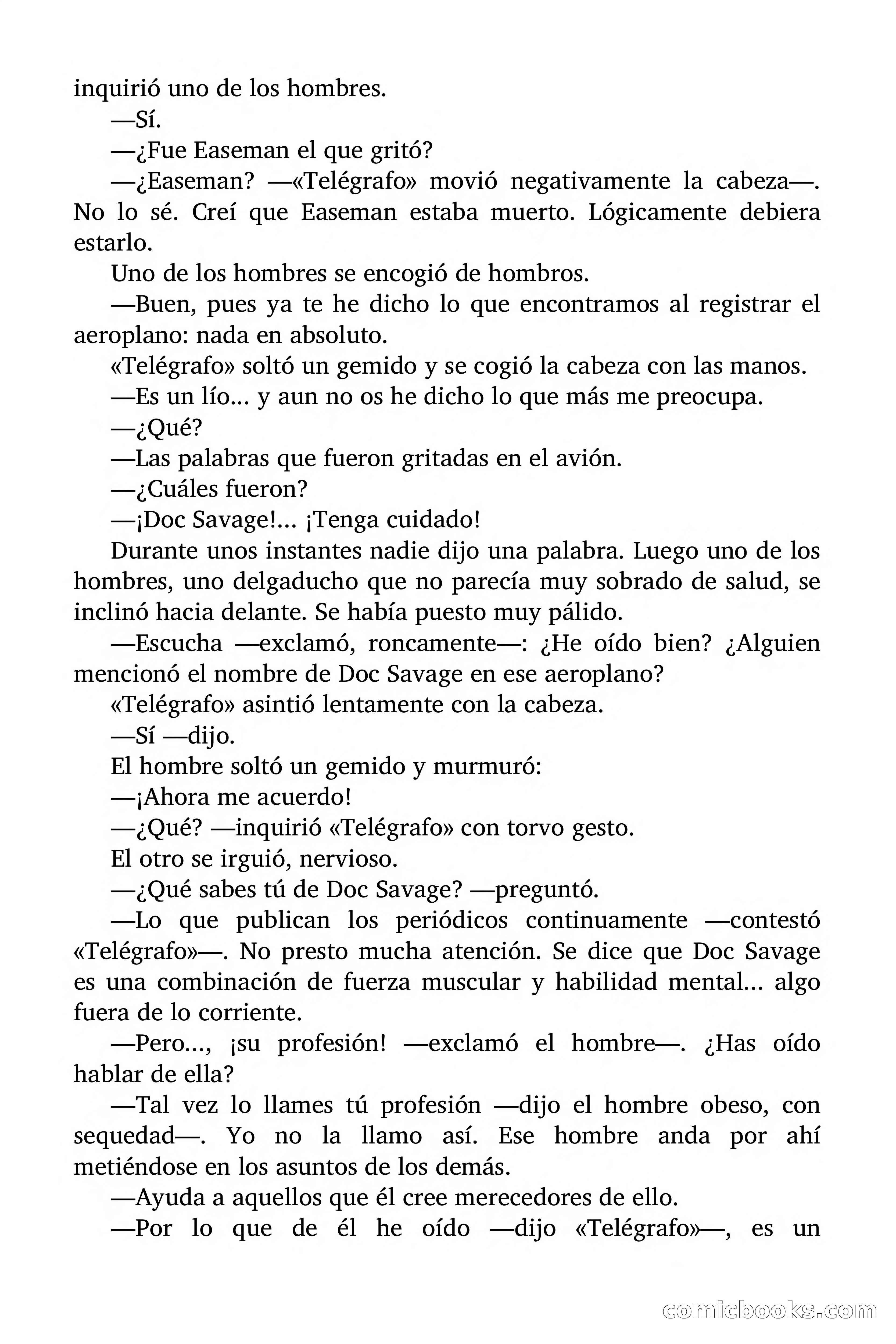 Doc Savage: Legión de Fantasmas — page 31 of 159