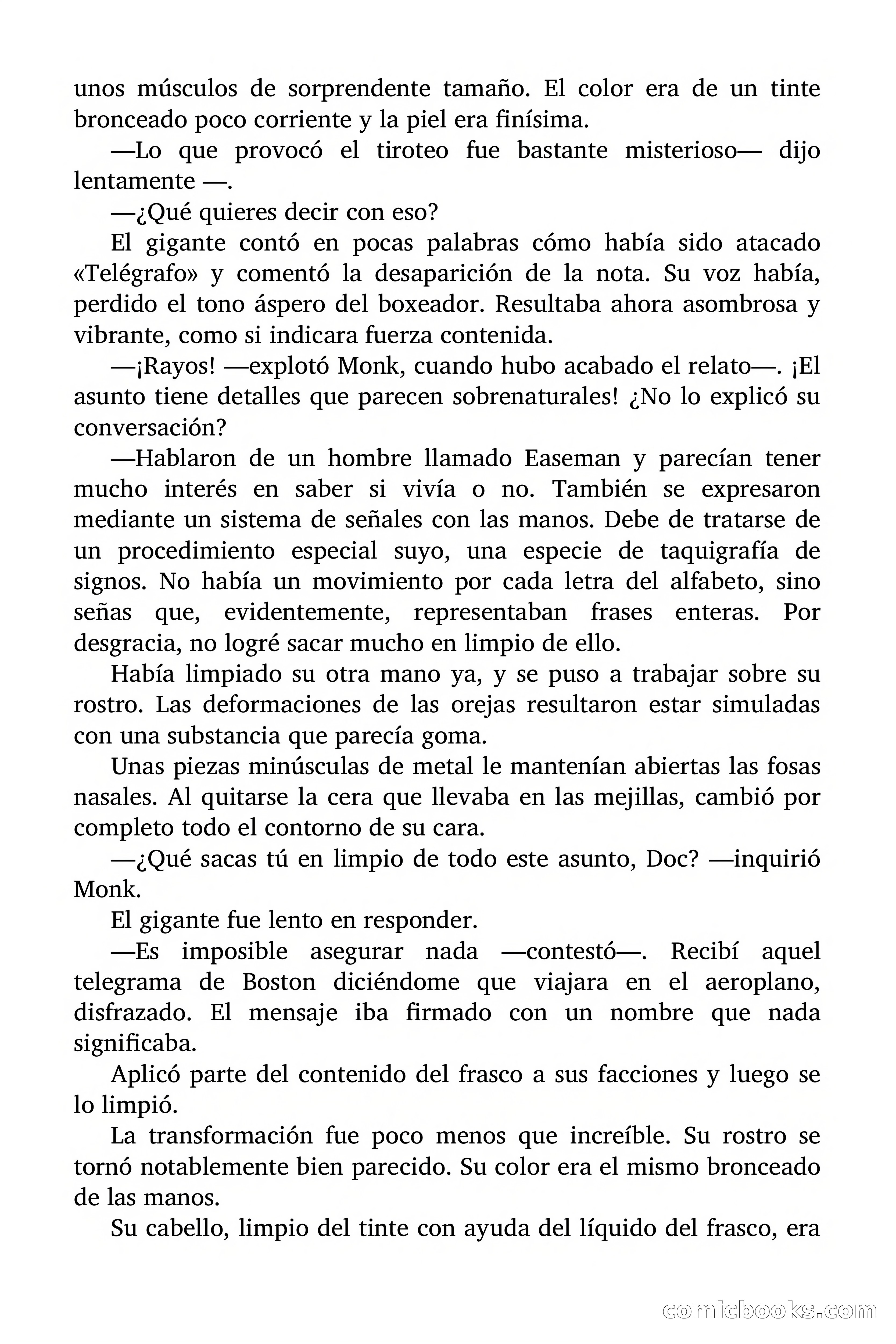 Doc Savage: Legión de Fantasmas — page 38 of 159