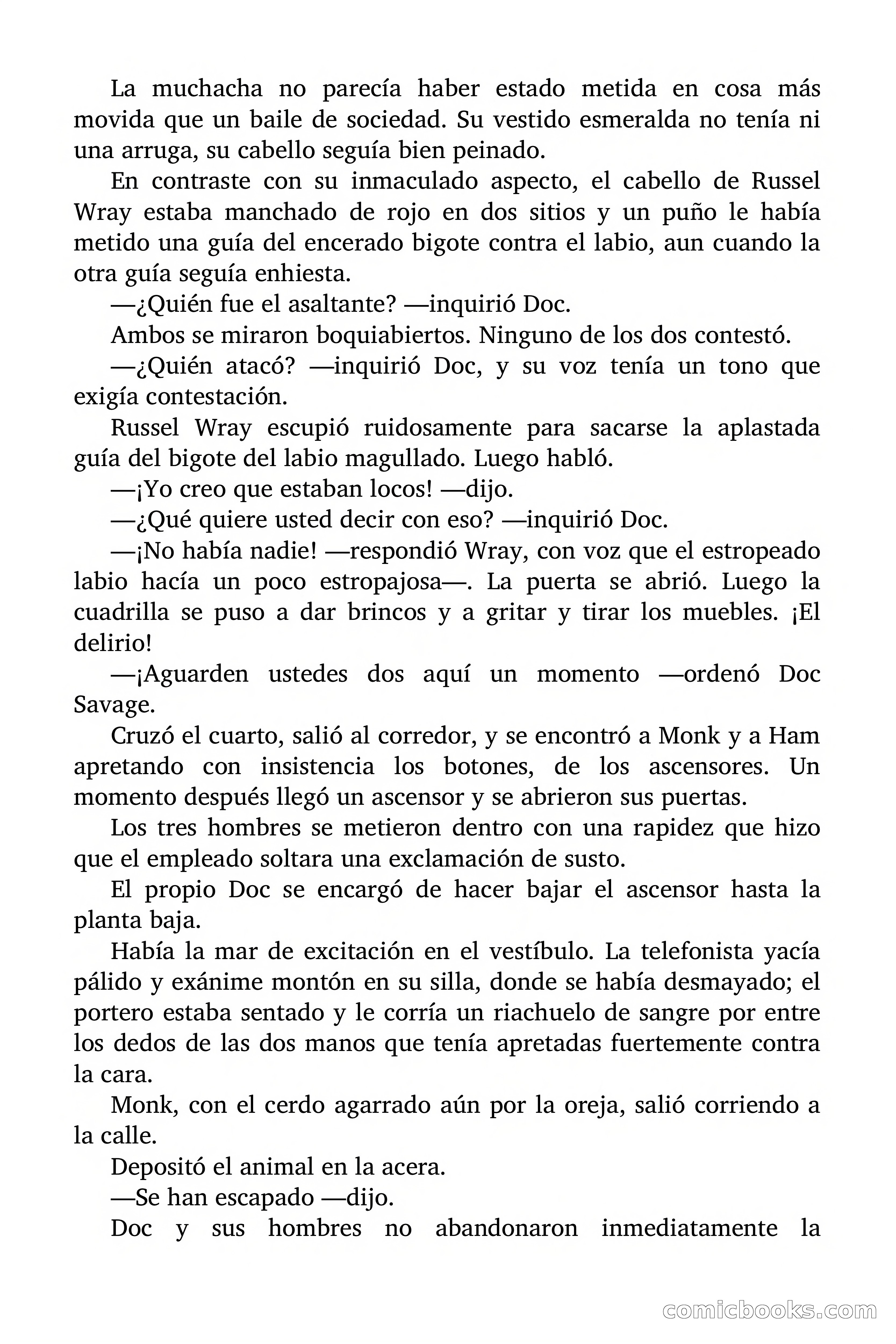 Doc Savage: Legión de Fantasmas — page 51 of 159