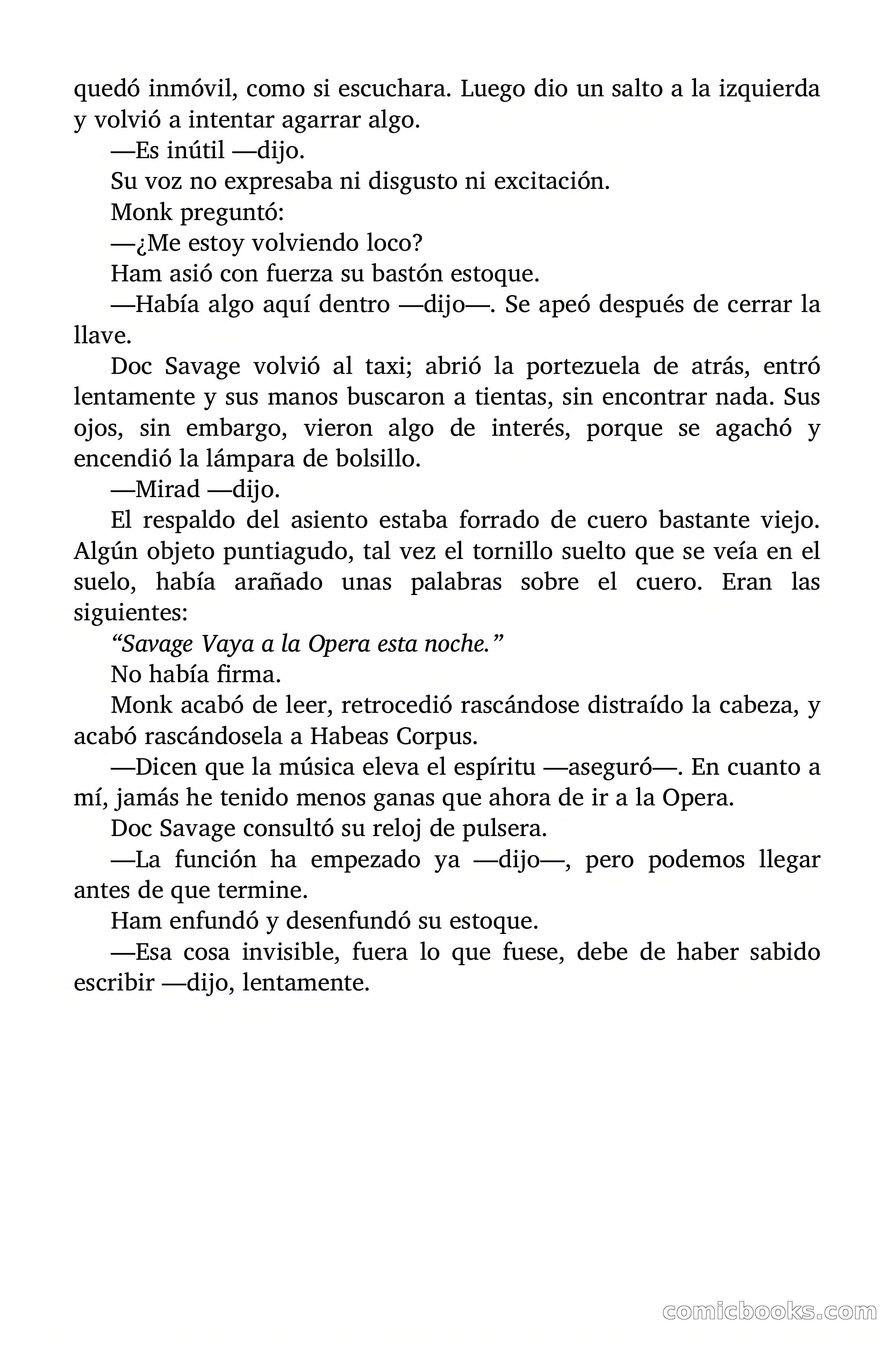 Doc Savage: Legión de Fantasmas — page 70 of 159
