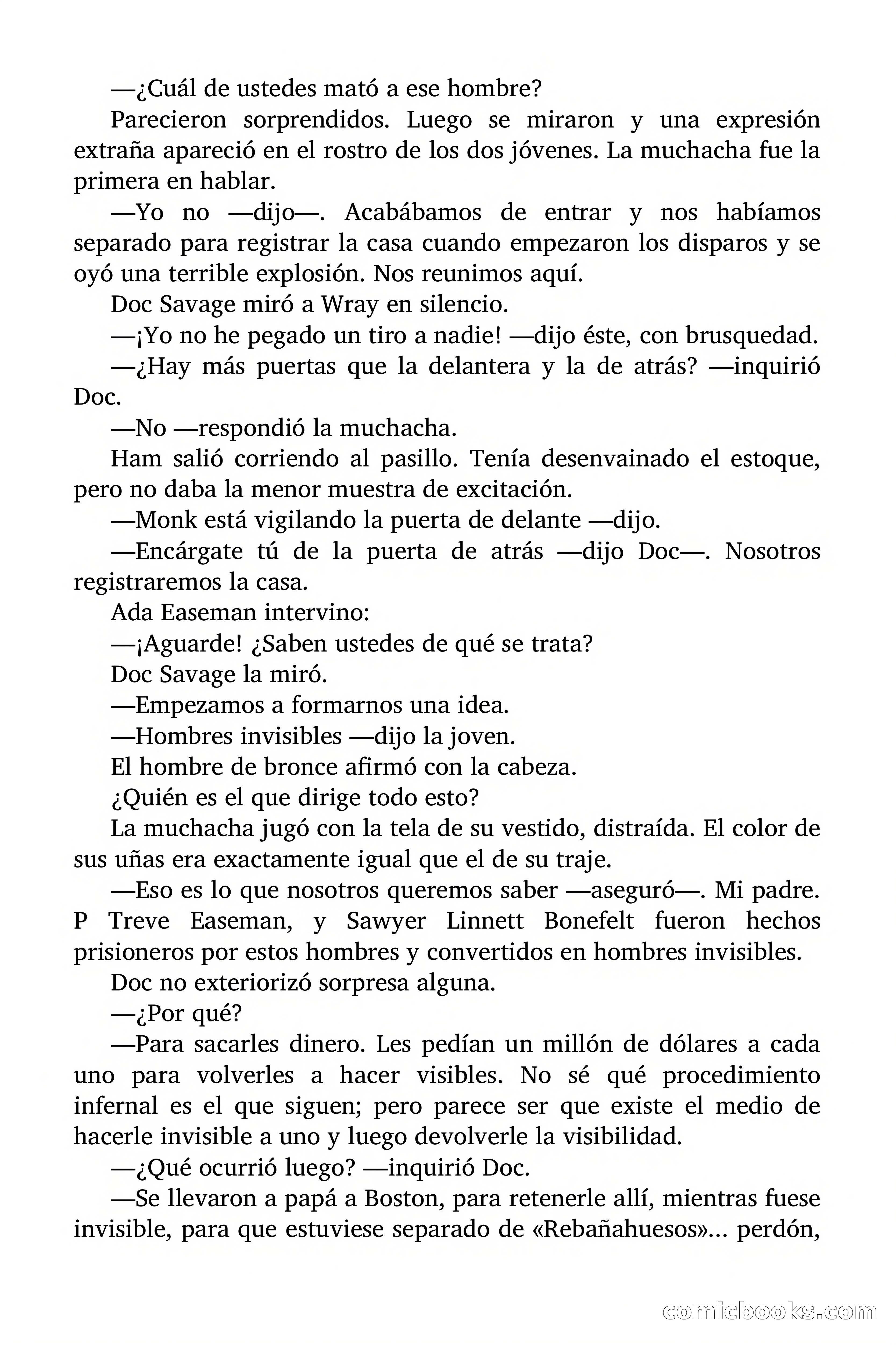 Doc Savage: Legión de Fantasmas — page 84 of 159
