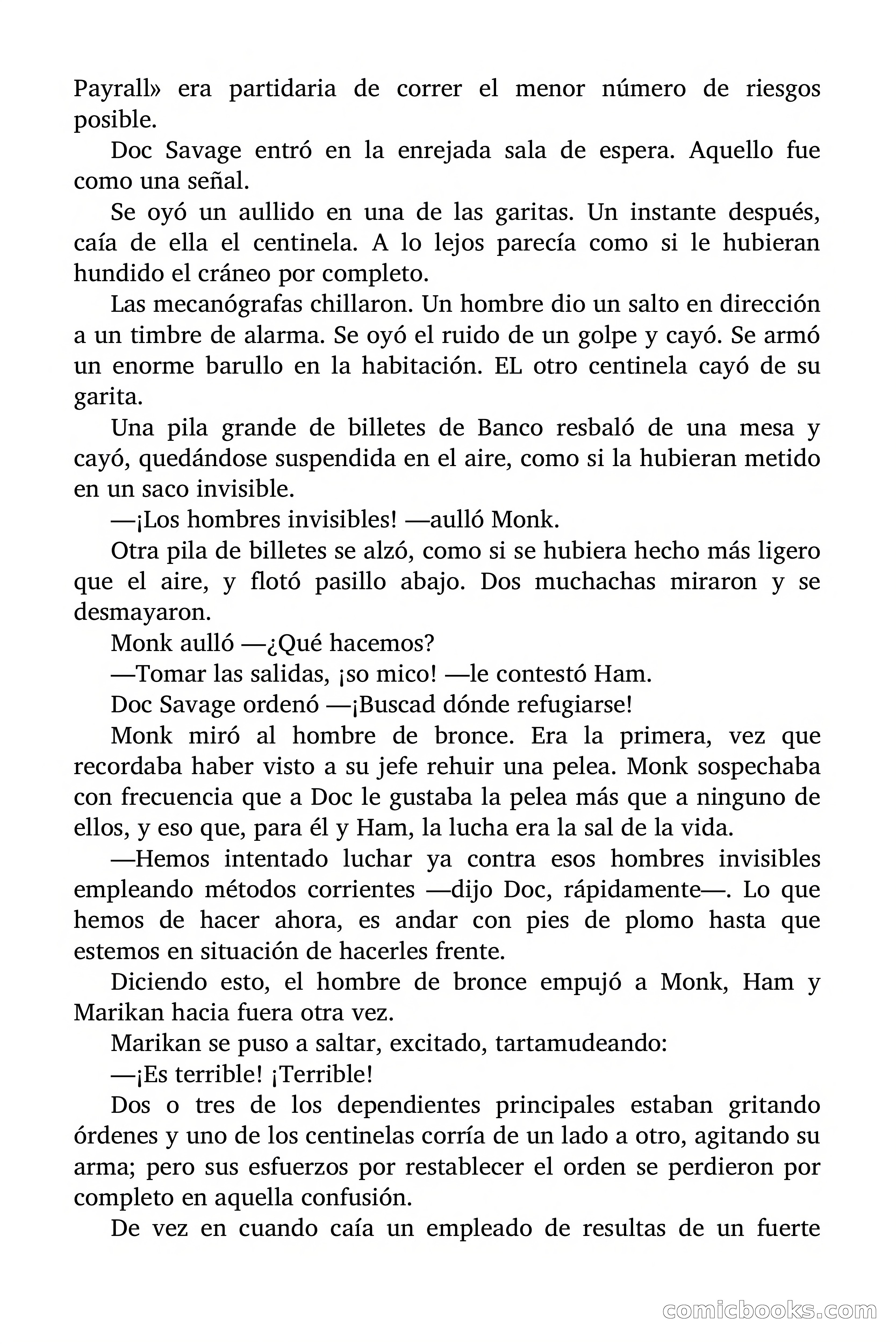 Doc Savage: Legión de Fantasmas — page 96 of 159