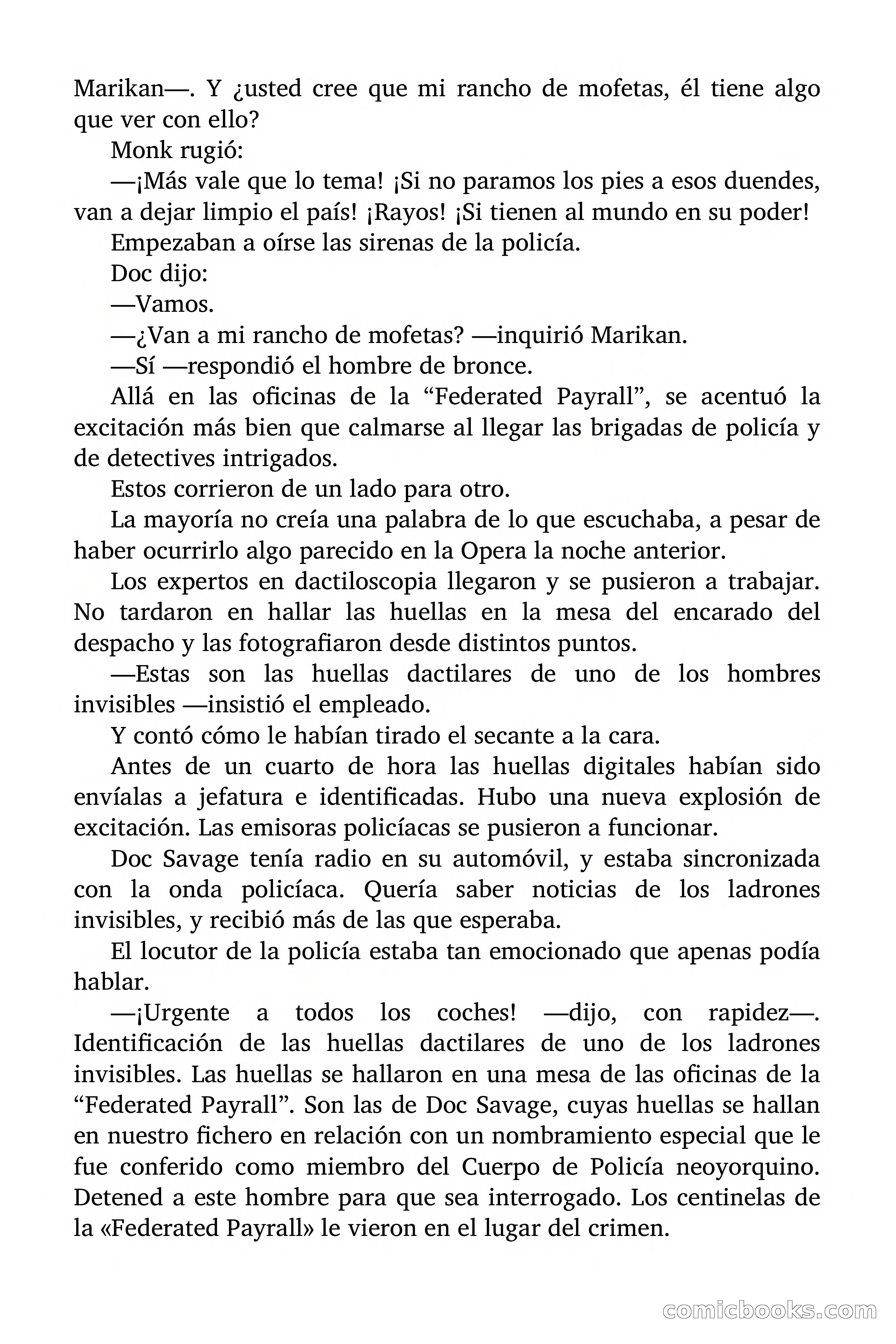 Doc Savage: Legión de Fantasmas — page 98 of 159