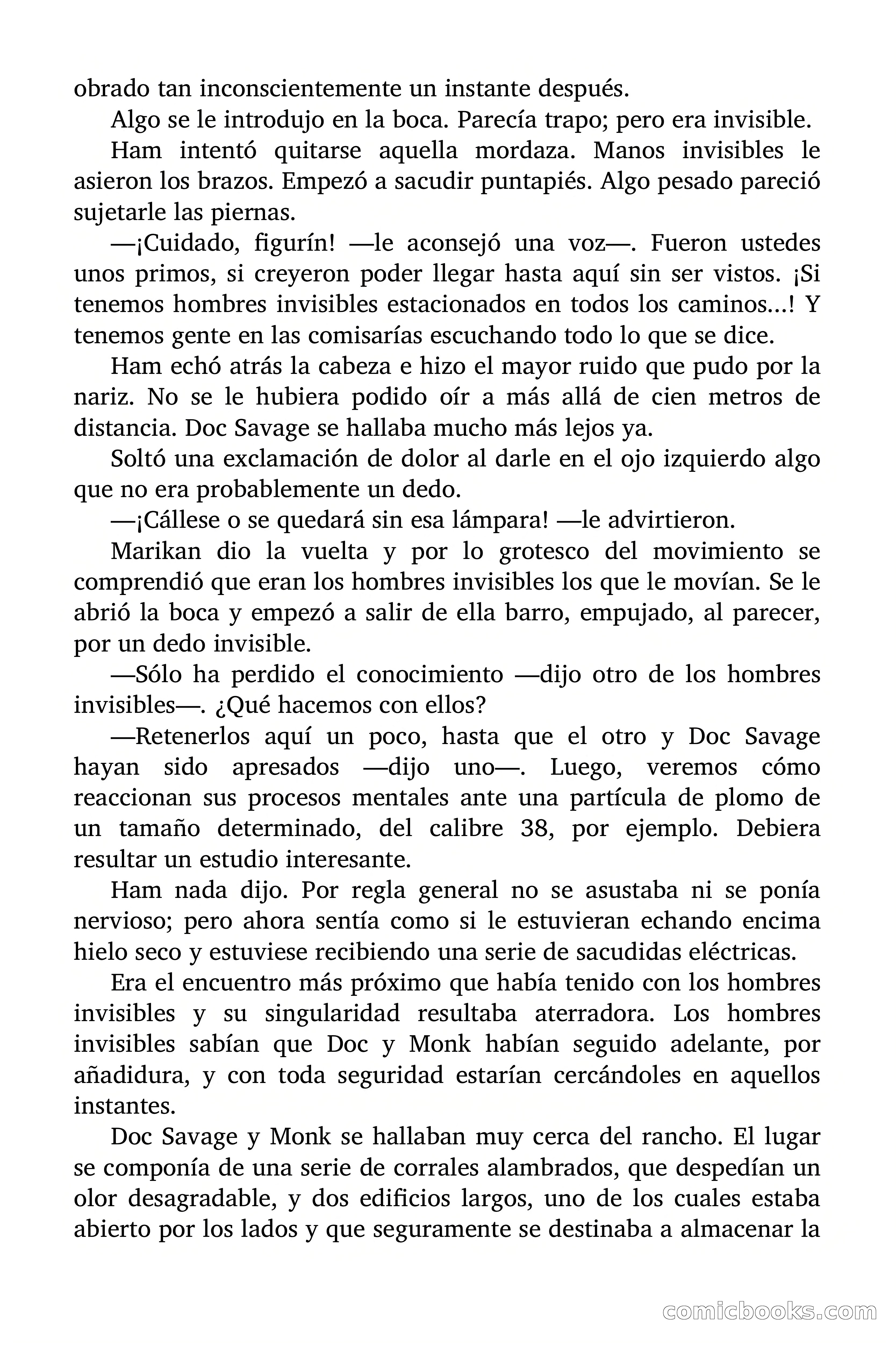 Doc Savage: Legión de Fantasmas — page 104 of 159